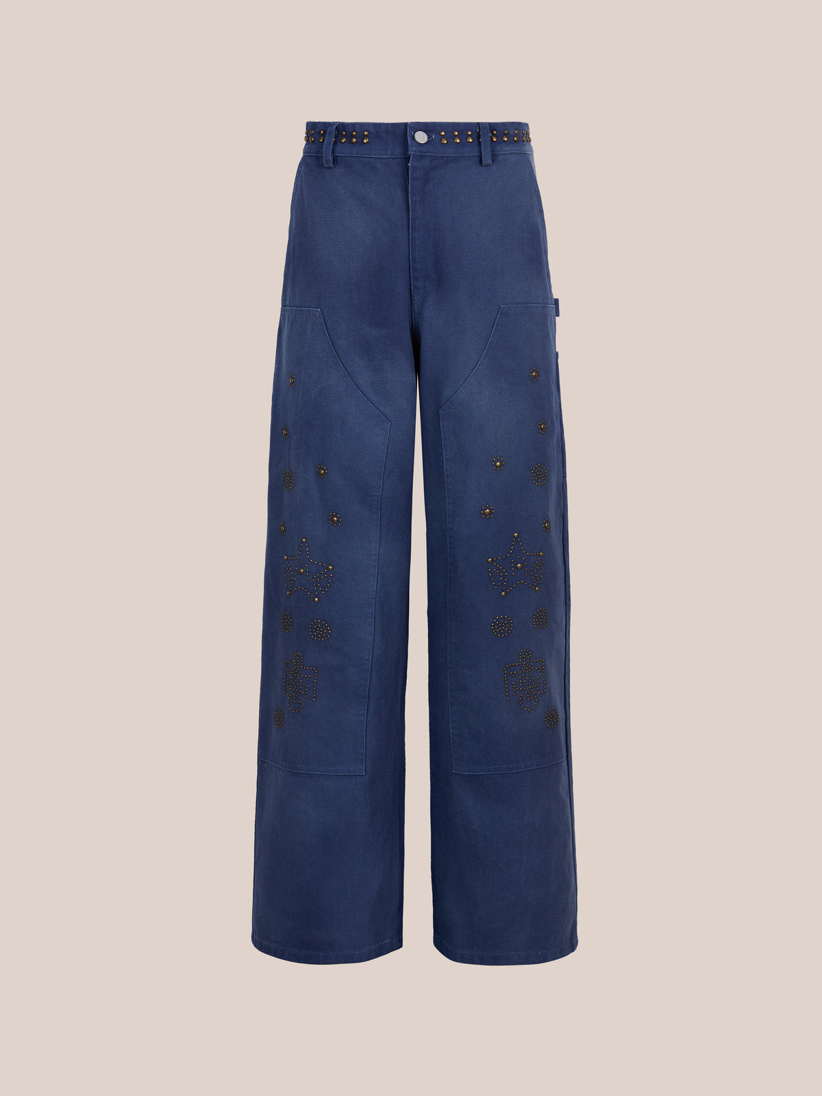 Canvas Studded Work Pants