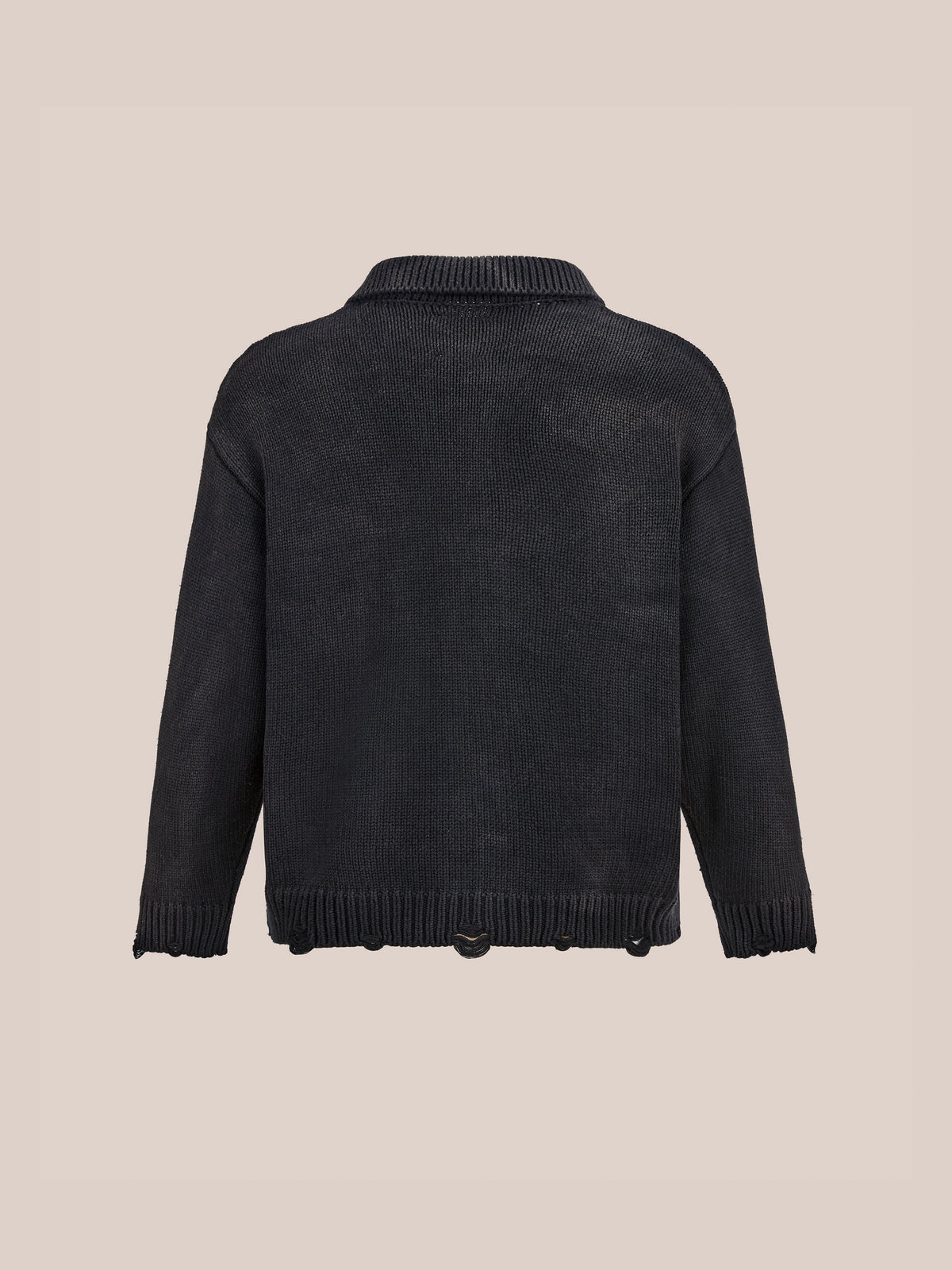Chainstitch Embroidered Button Cardigan
