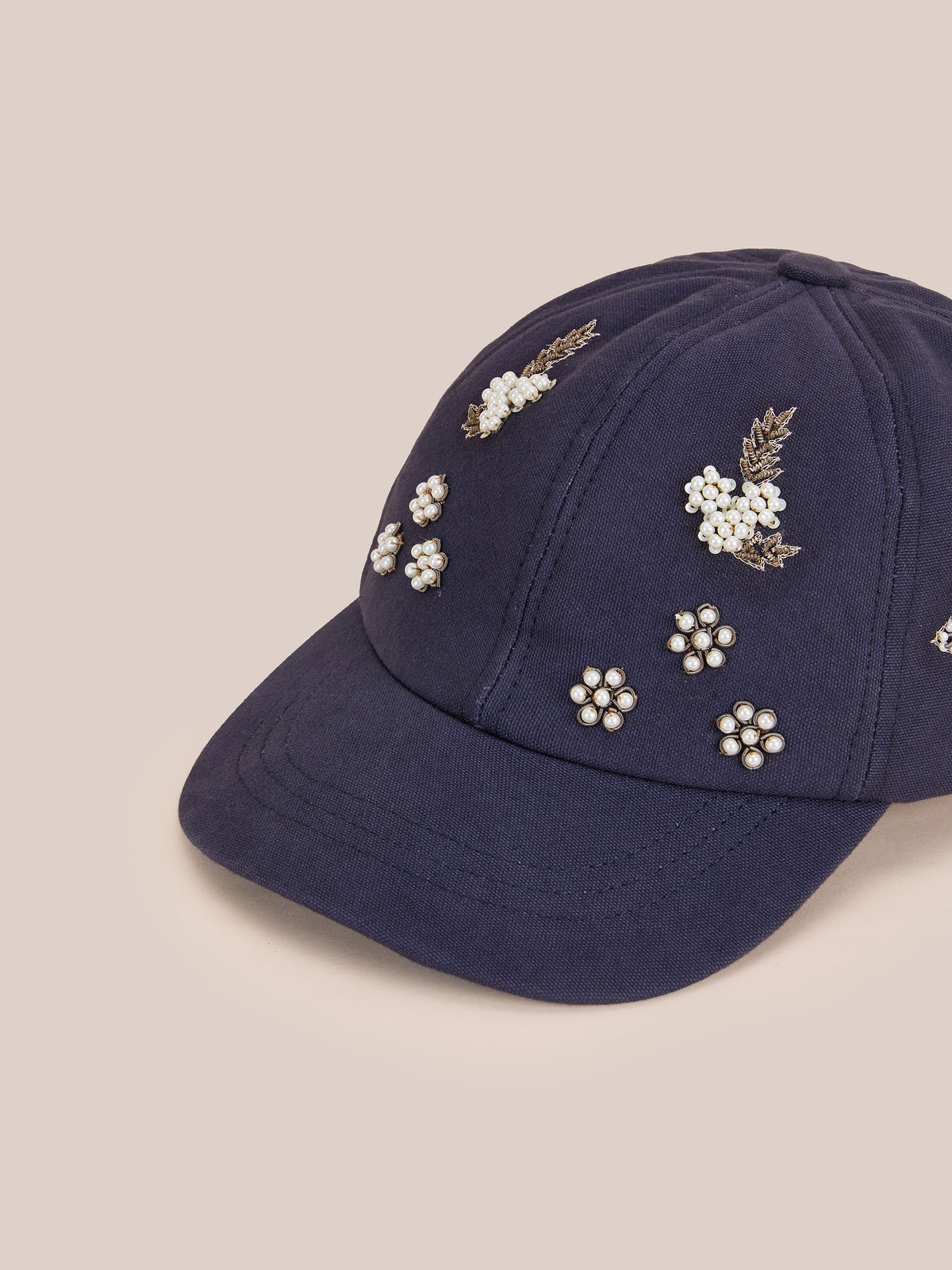 Gilded Hand Embroidered Cap