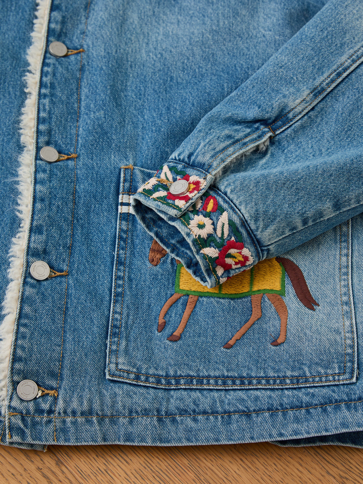 Horse Equine Denim Work Jacket