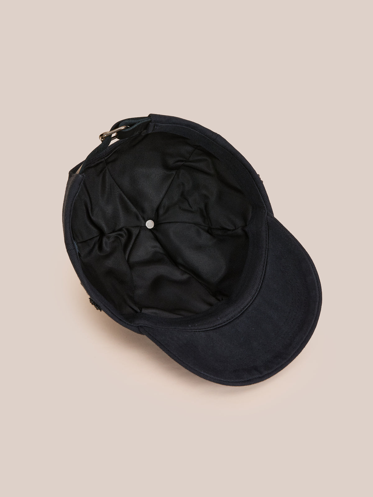 Noir Garden Beaded Cap