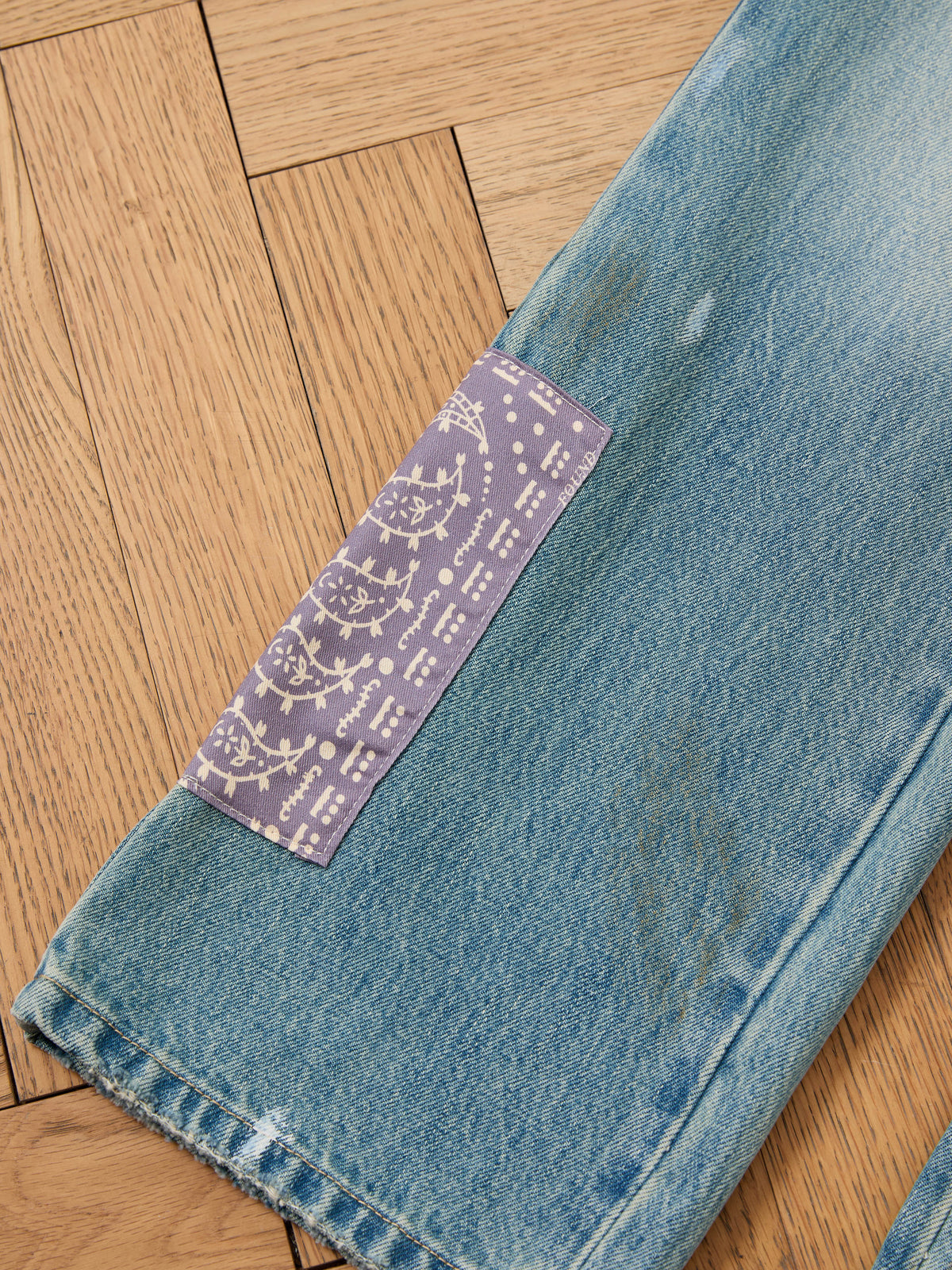 Tapestry Chalk Jeans