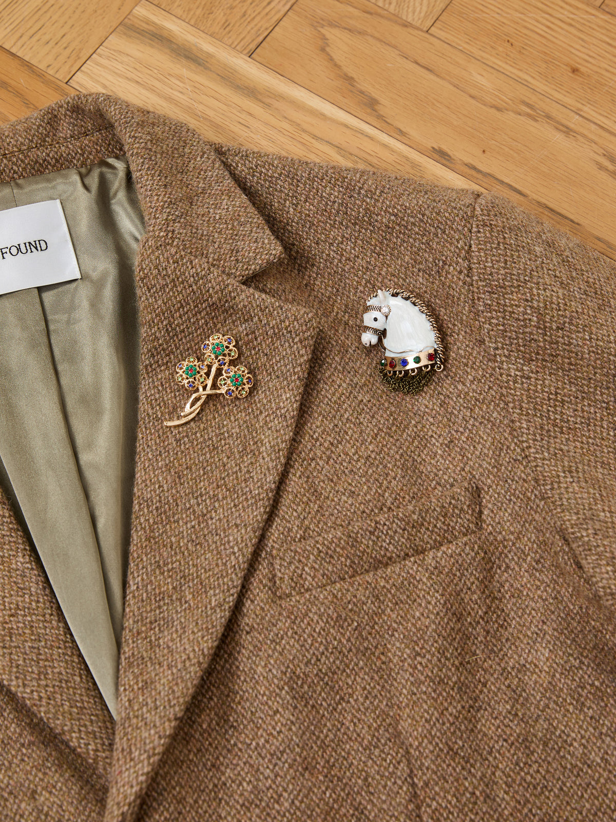 Tweed Patch Blazer