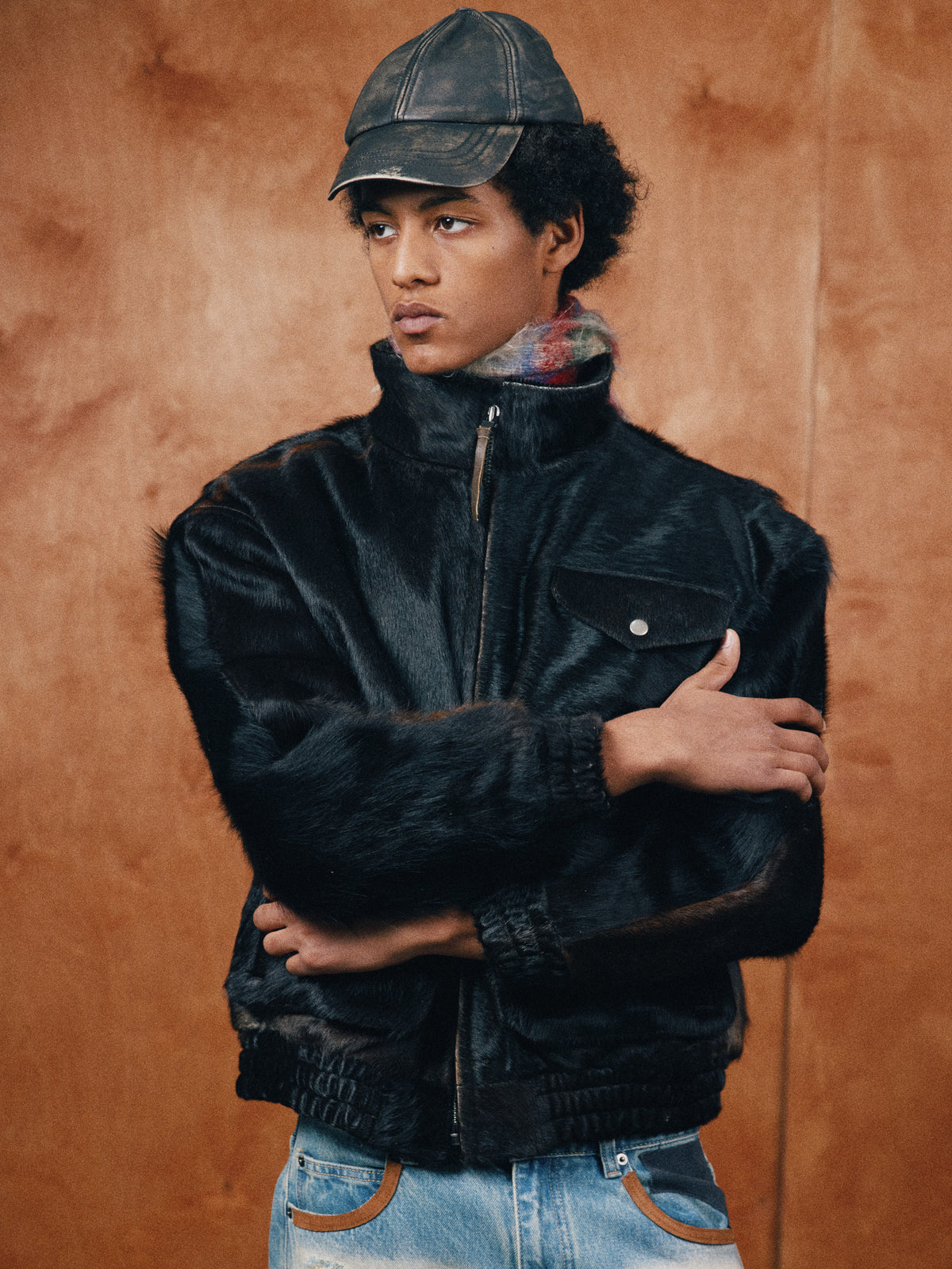 Cowhide Bomber Jacket