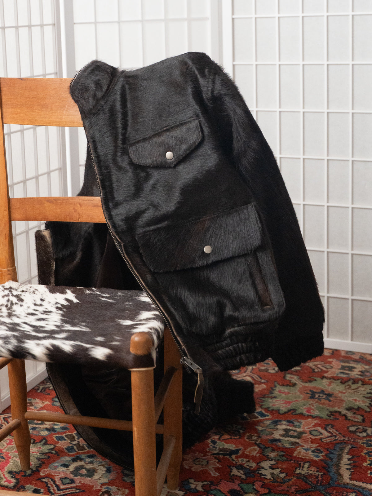 Cowhide Bomber Jacket