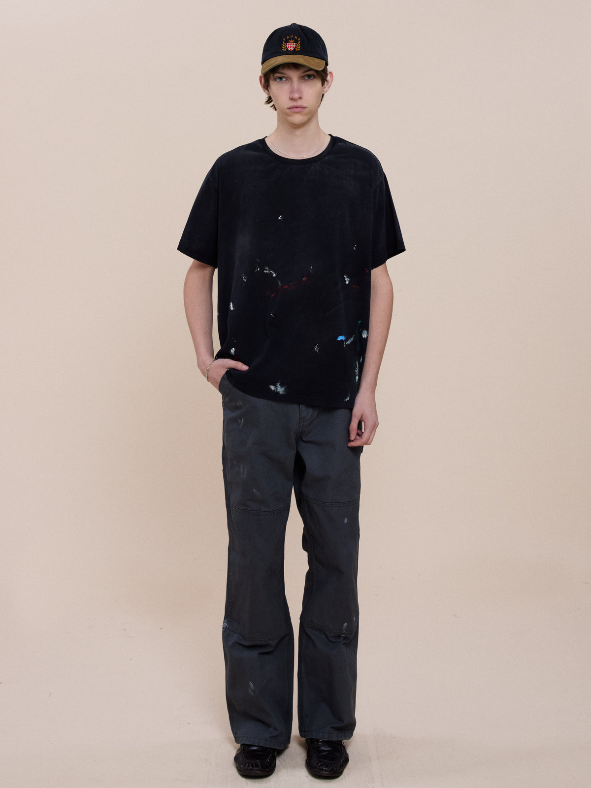 Distressed Paint Tee