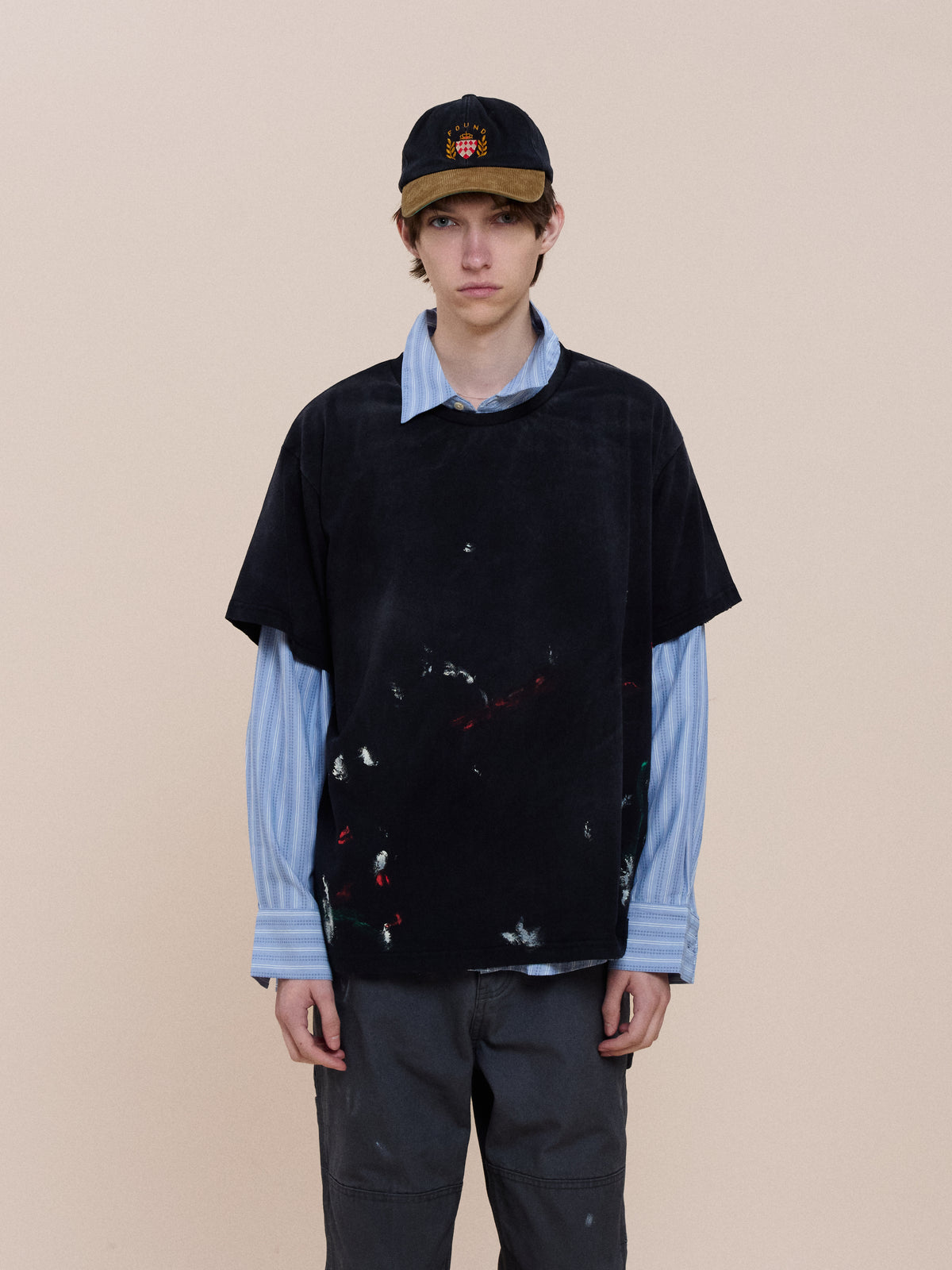 Distressed Paint Tee