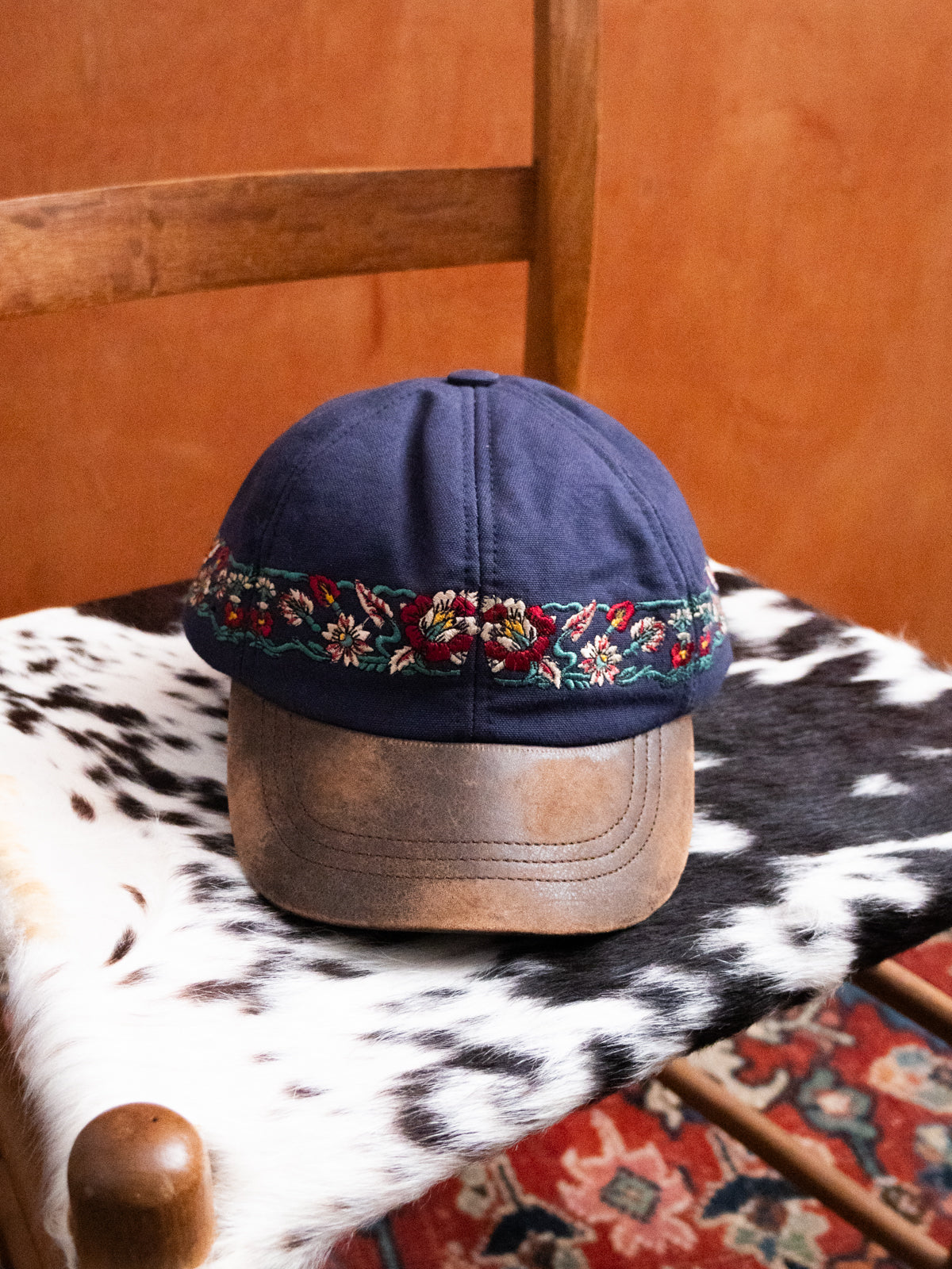 Floral Tapestry Canvas Cap