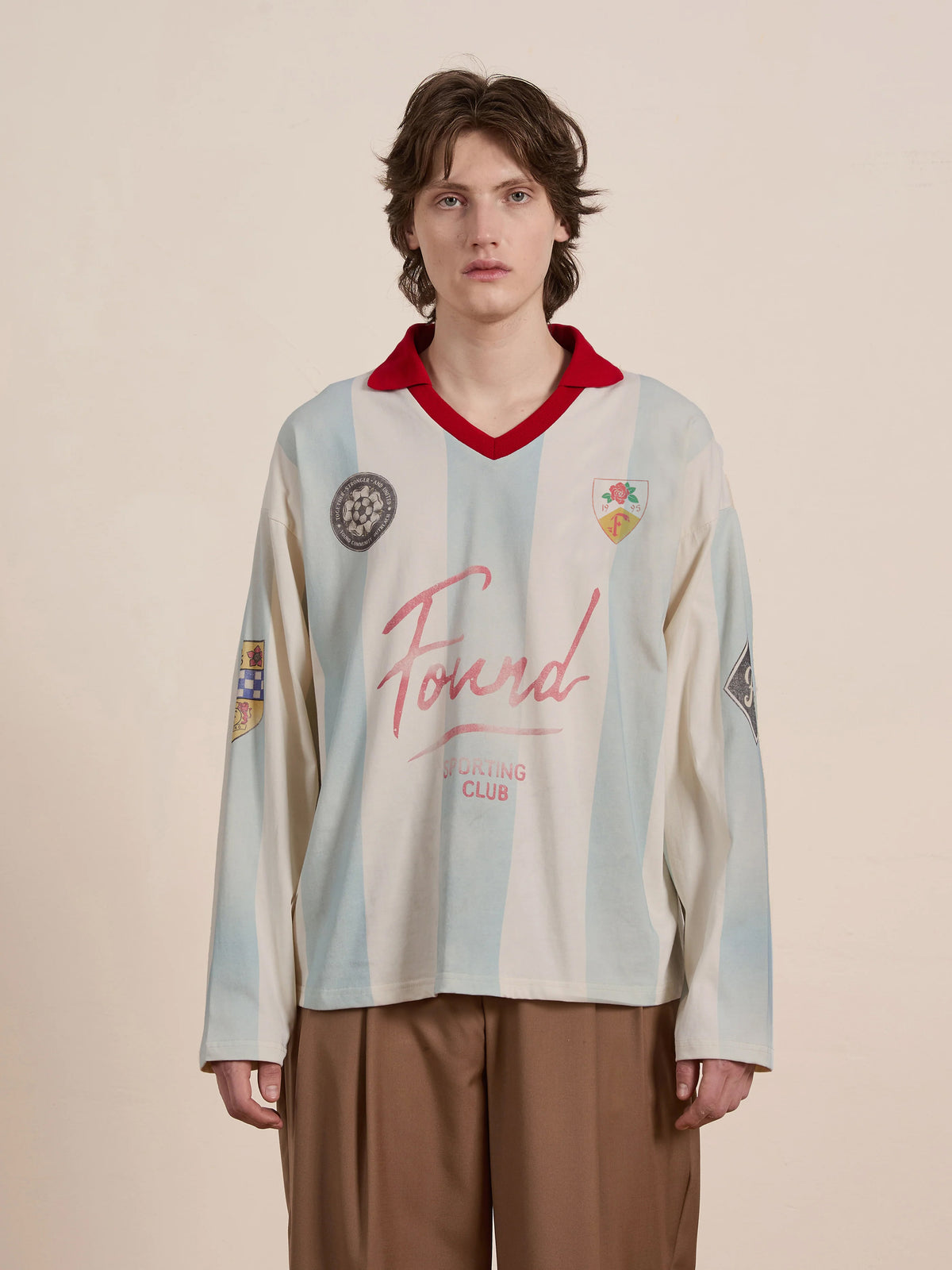 Striped Sport LS Jersey