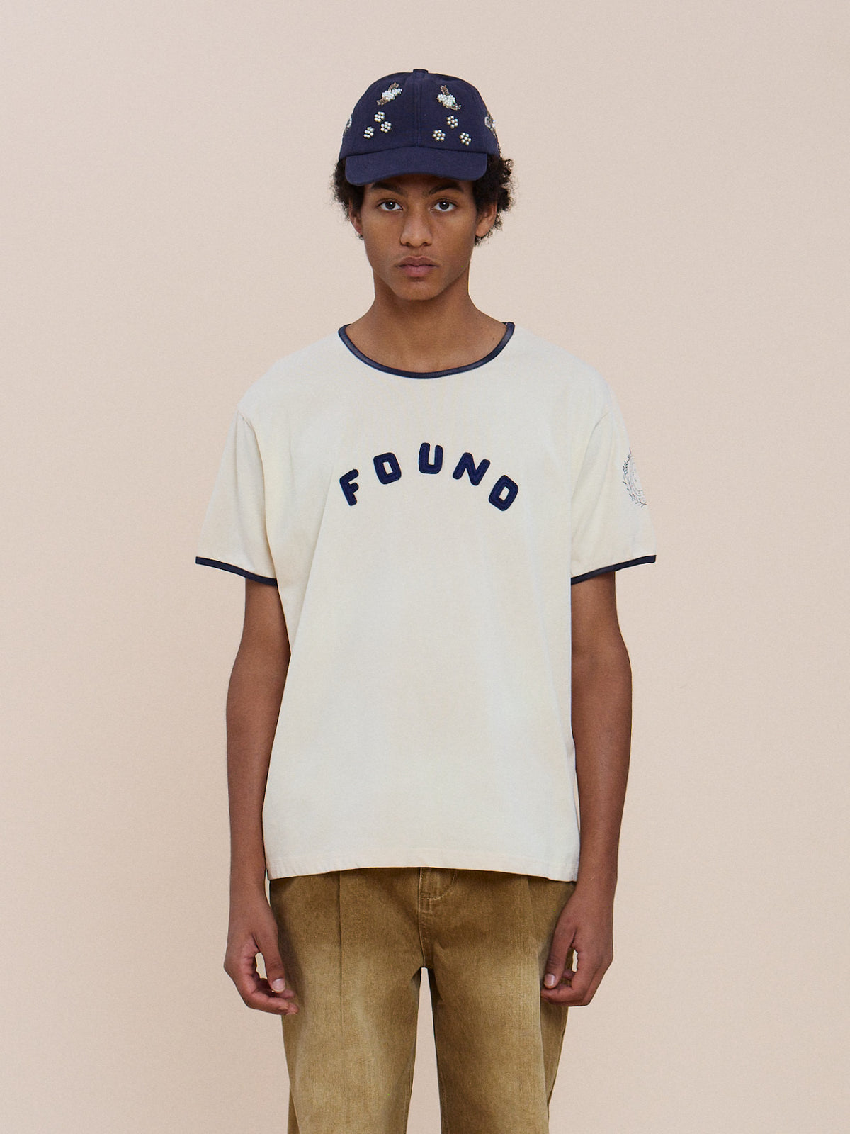 Logo Felt Patch Ringer Tee