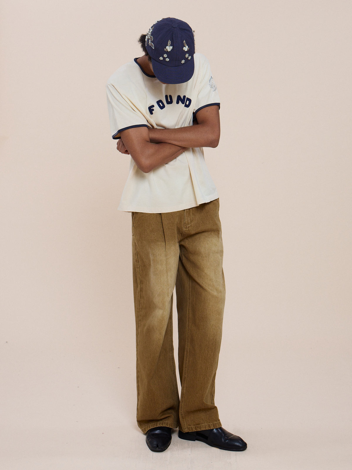 Logo Felt Patch Ringer Tee
