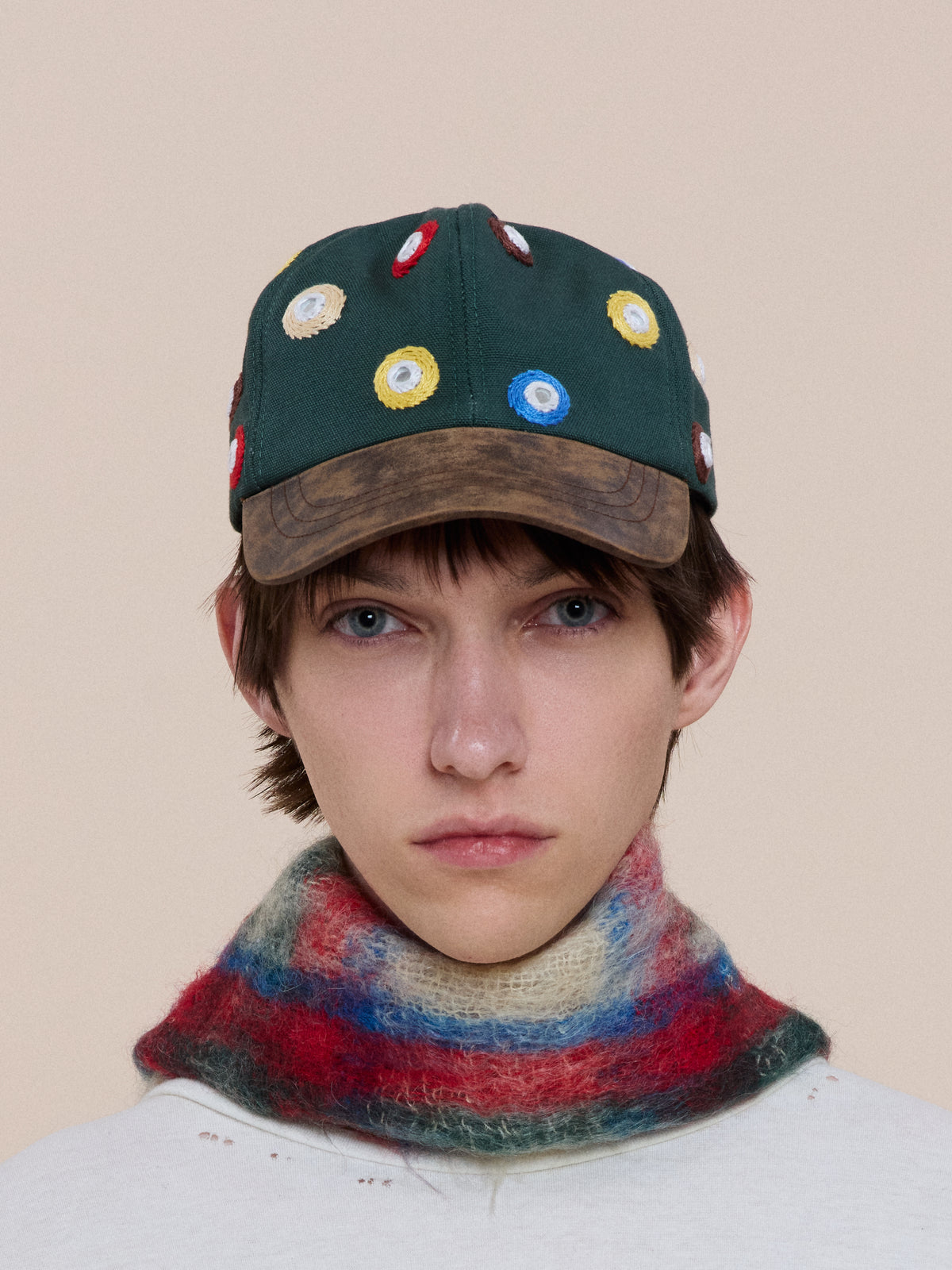 Mirror Hand Embroidered Cap