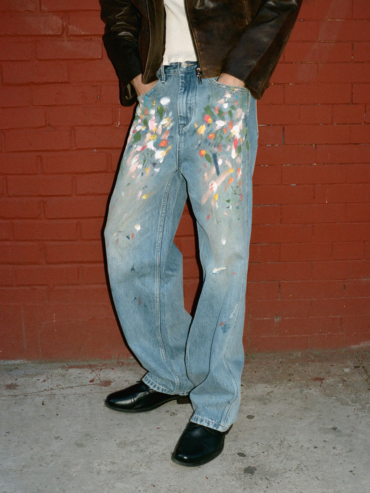 Multi Color Painter Jeans