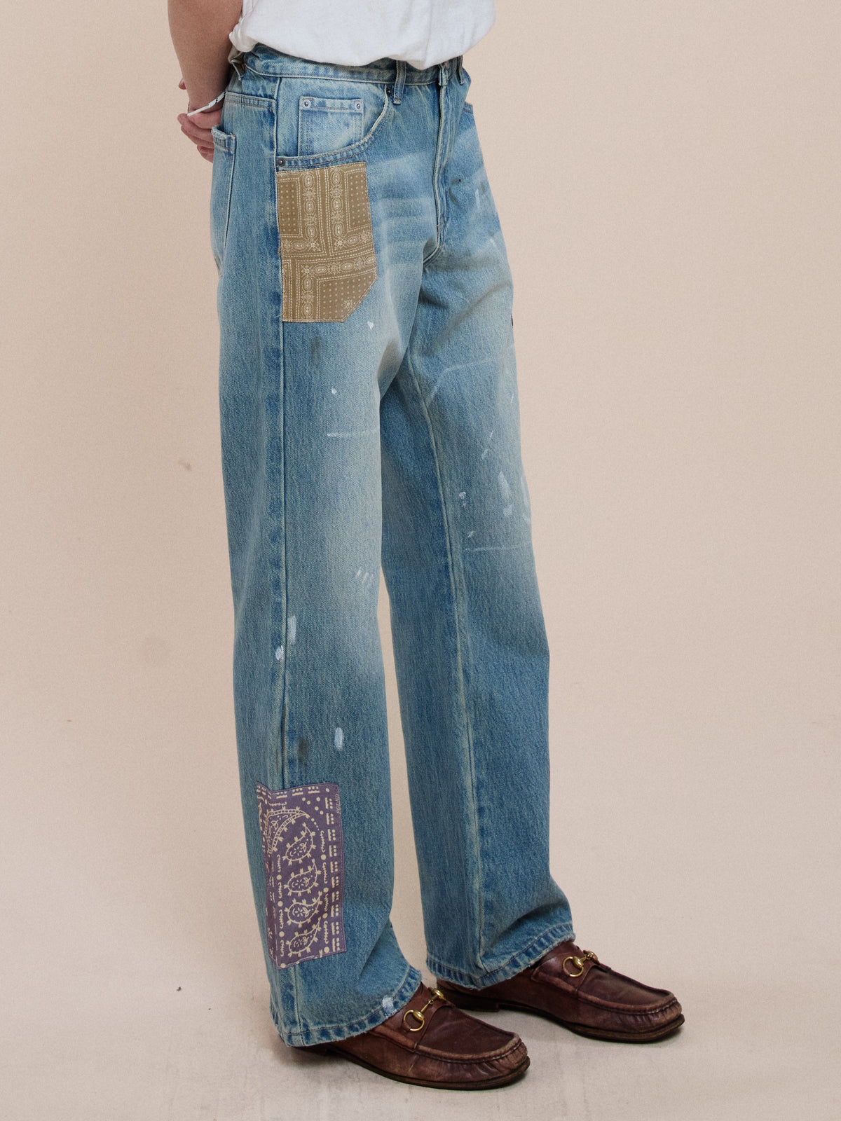 Tapestry Chalk Jeans