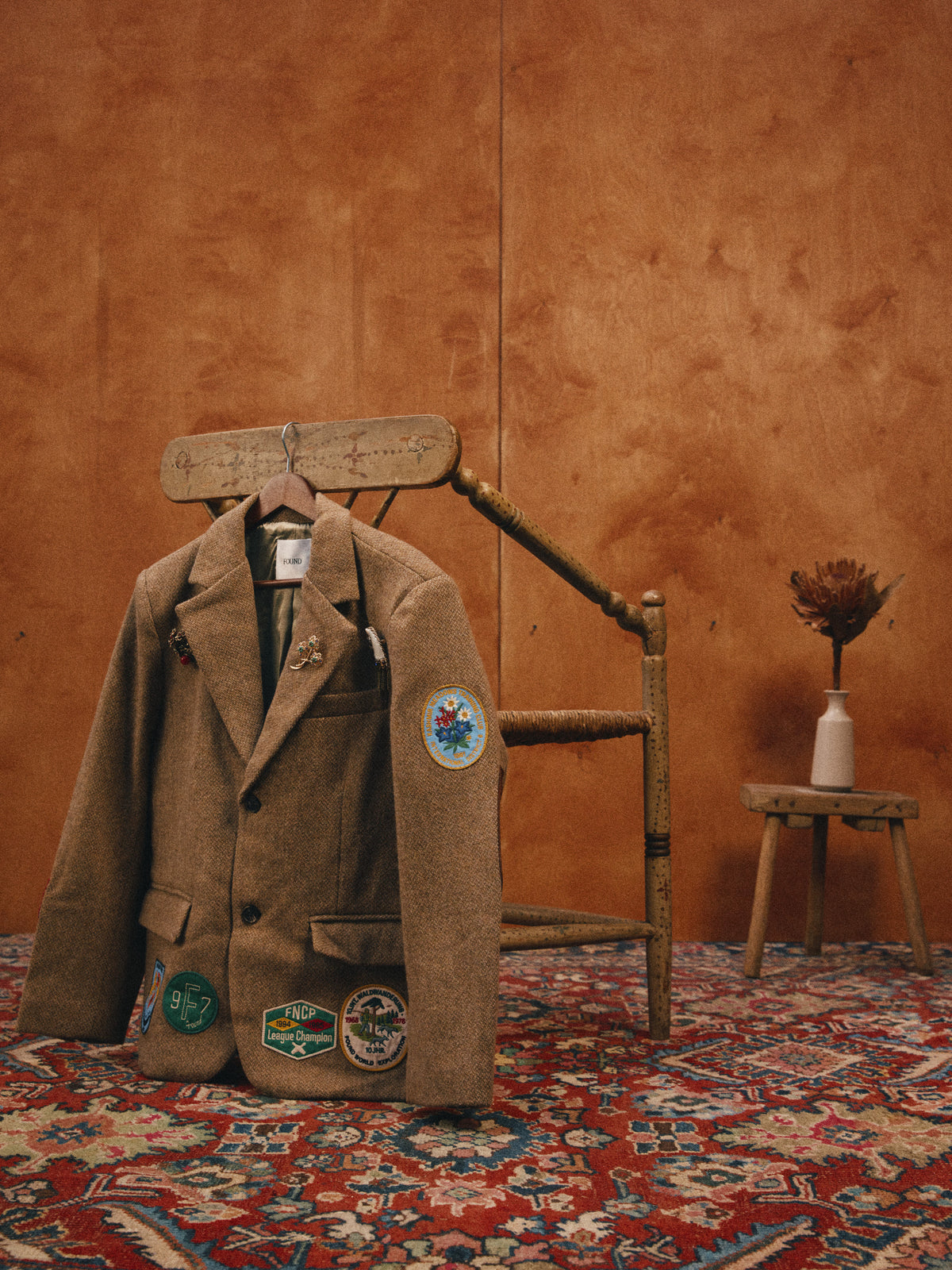 Tweed Patch Blazer