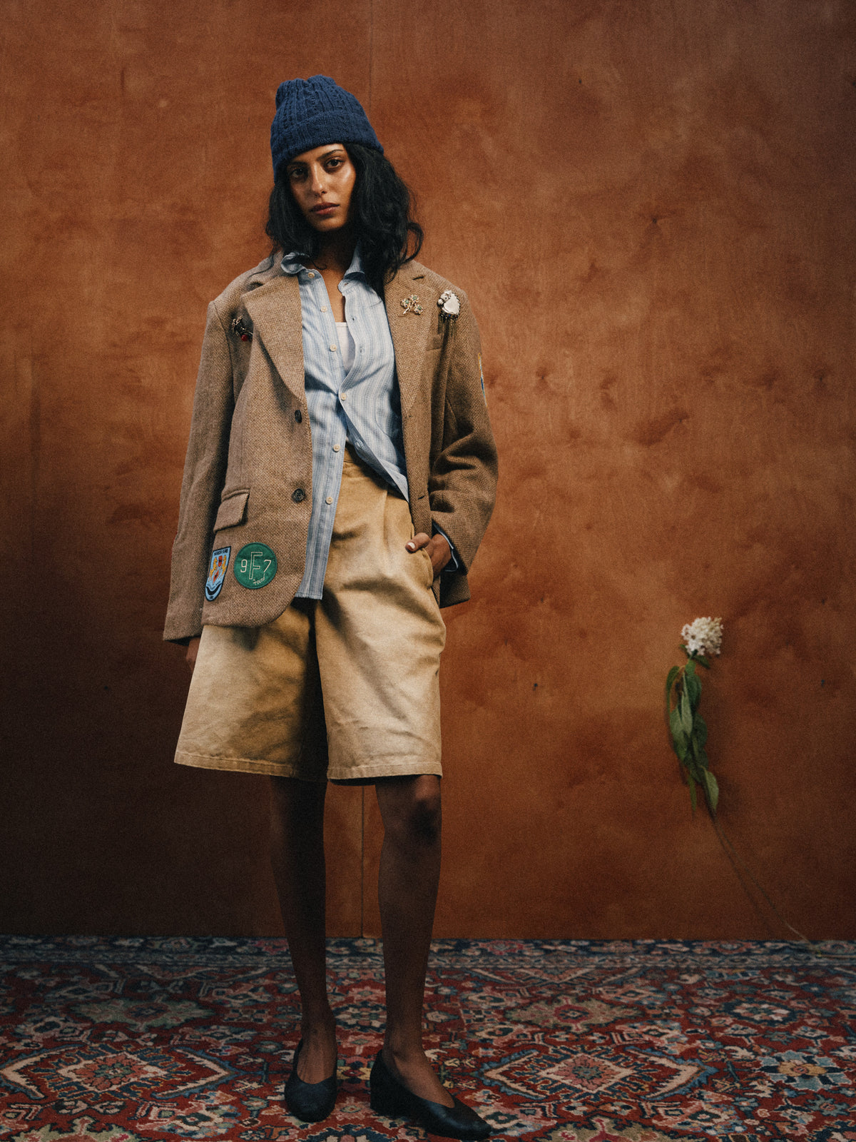 Tweed Patch Blazer
