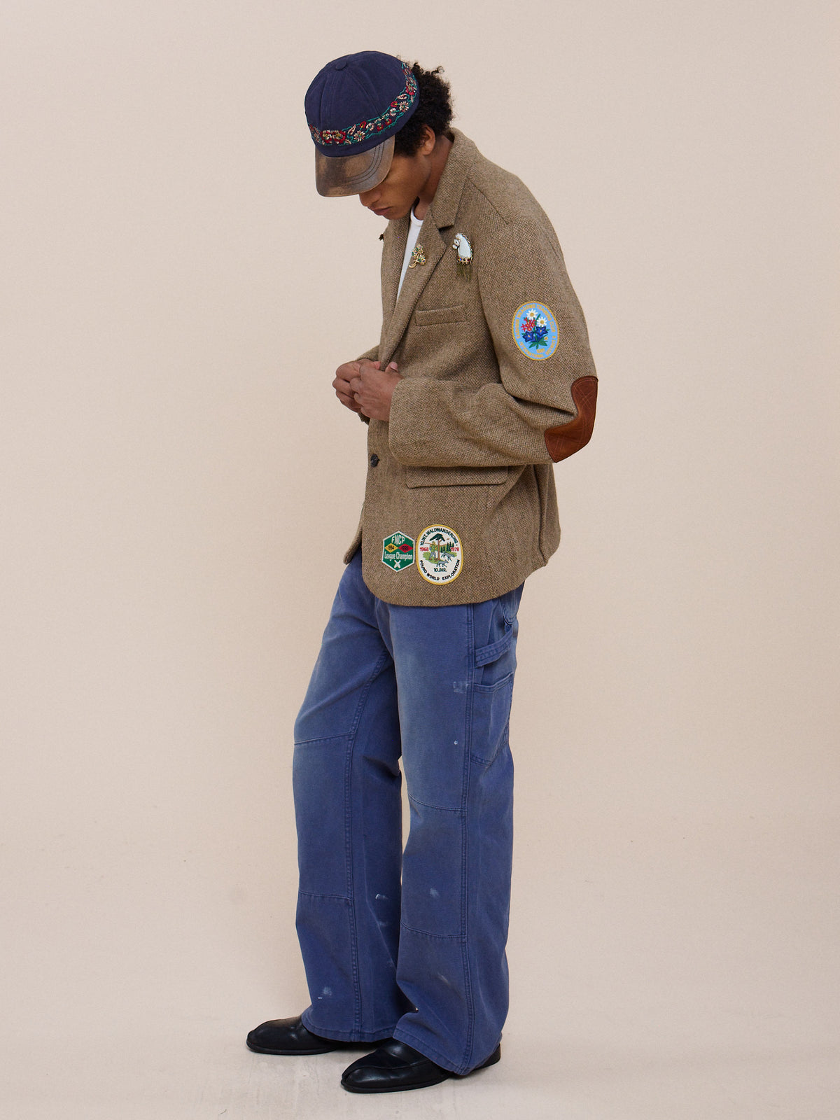 Tweed Patch Blazer
