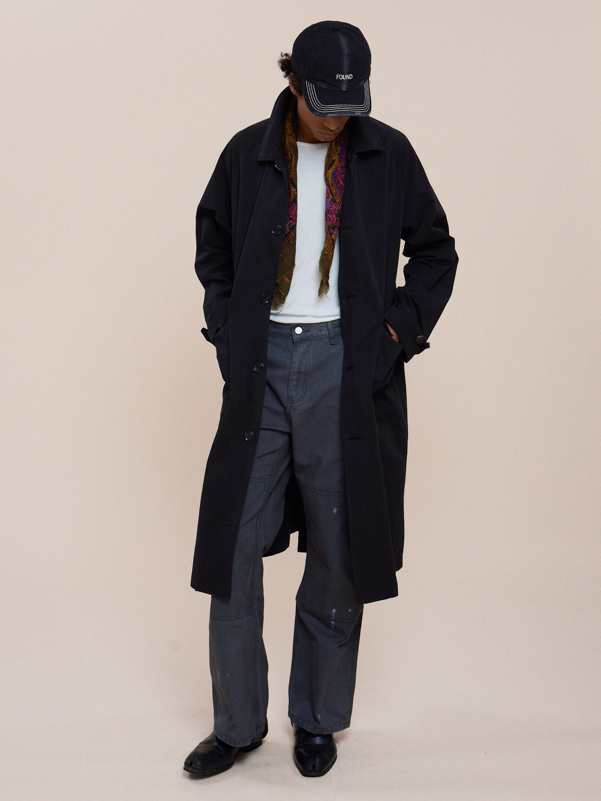 Twill Work Trench Coat