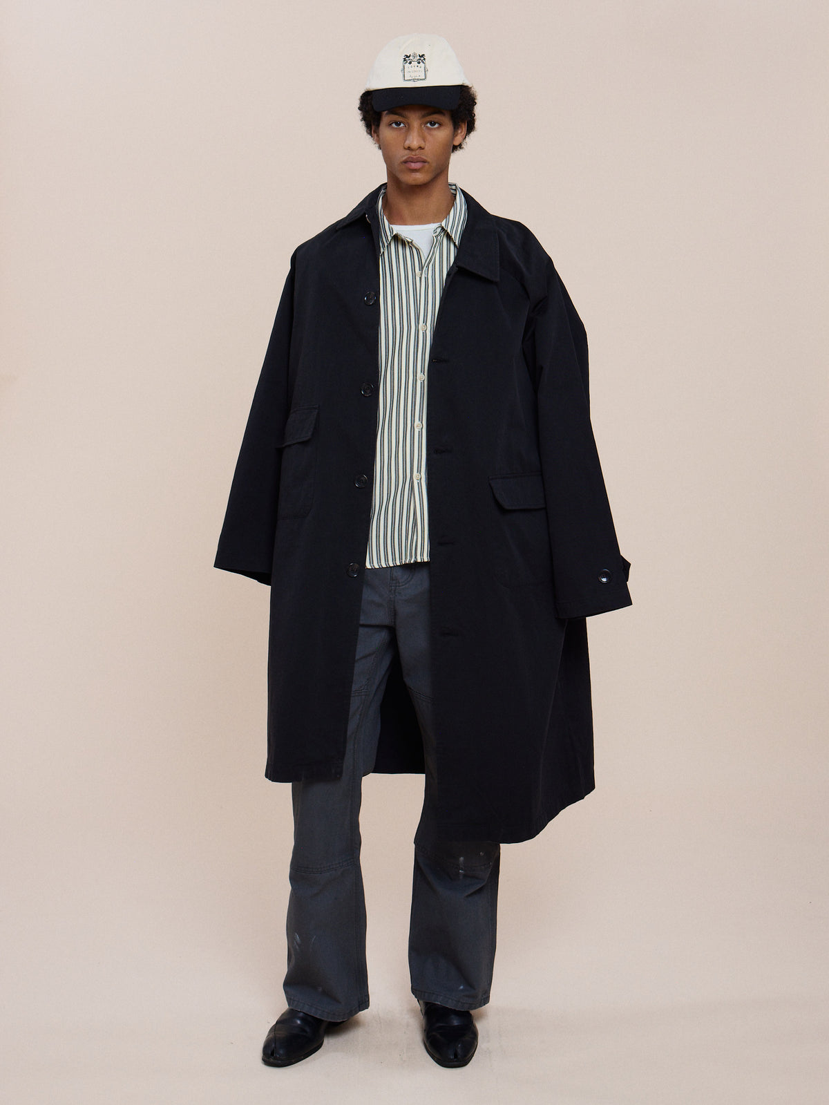 Twill Work Trench Coat