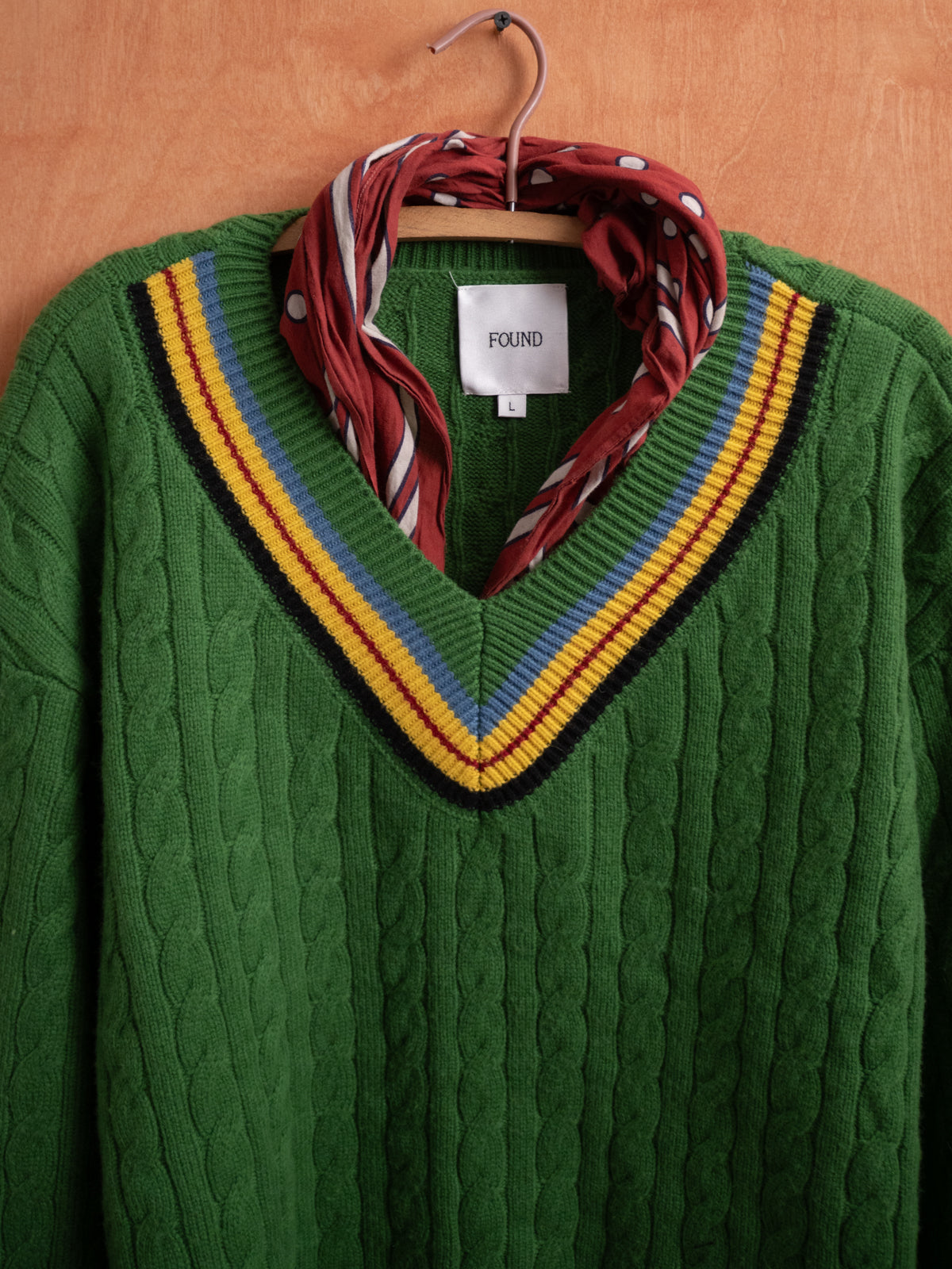 V-Neck Cricket Sweater