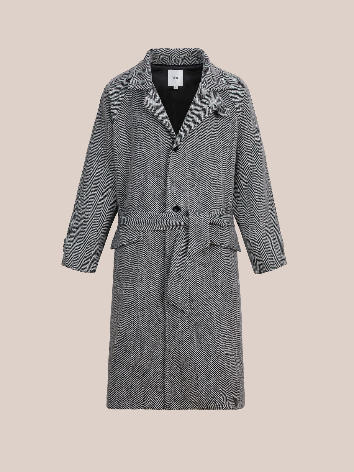 Balmacaan Wool Coat