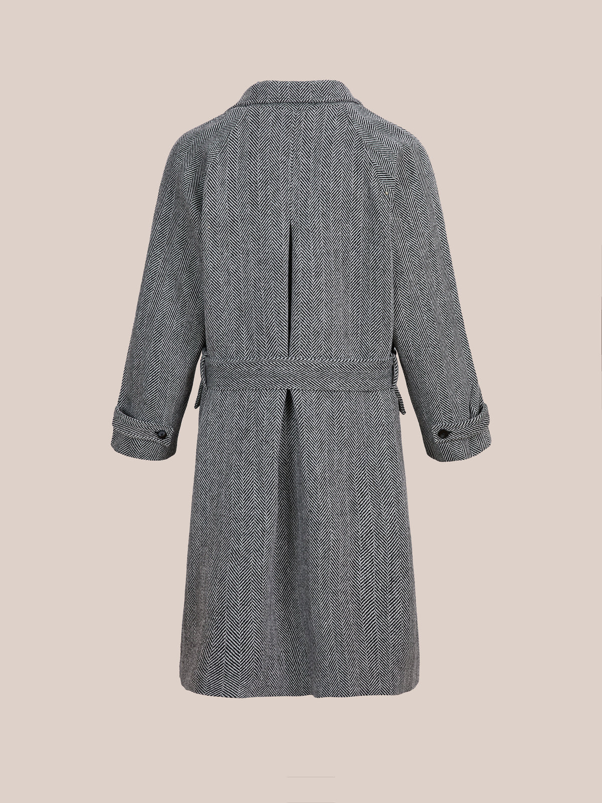Balmacaan Wool Coat