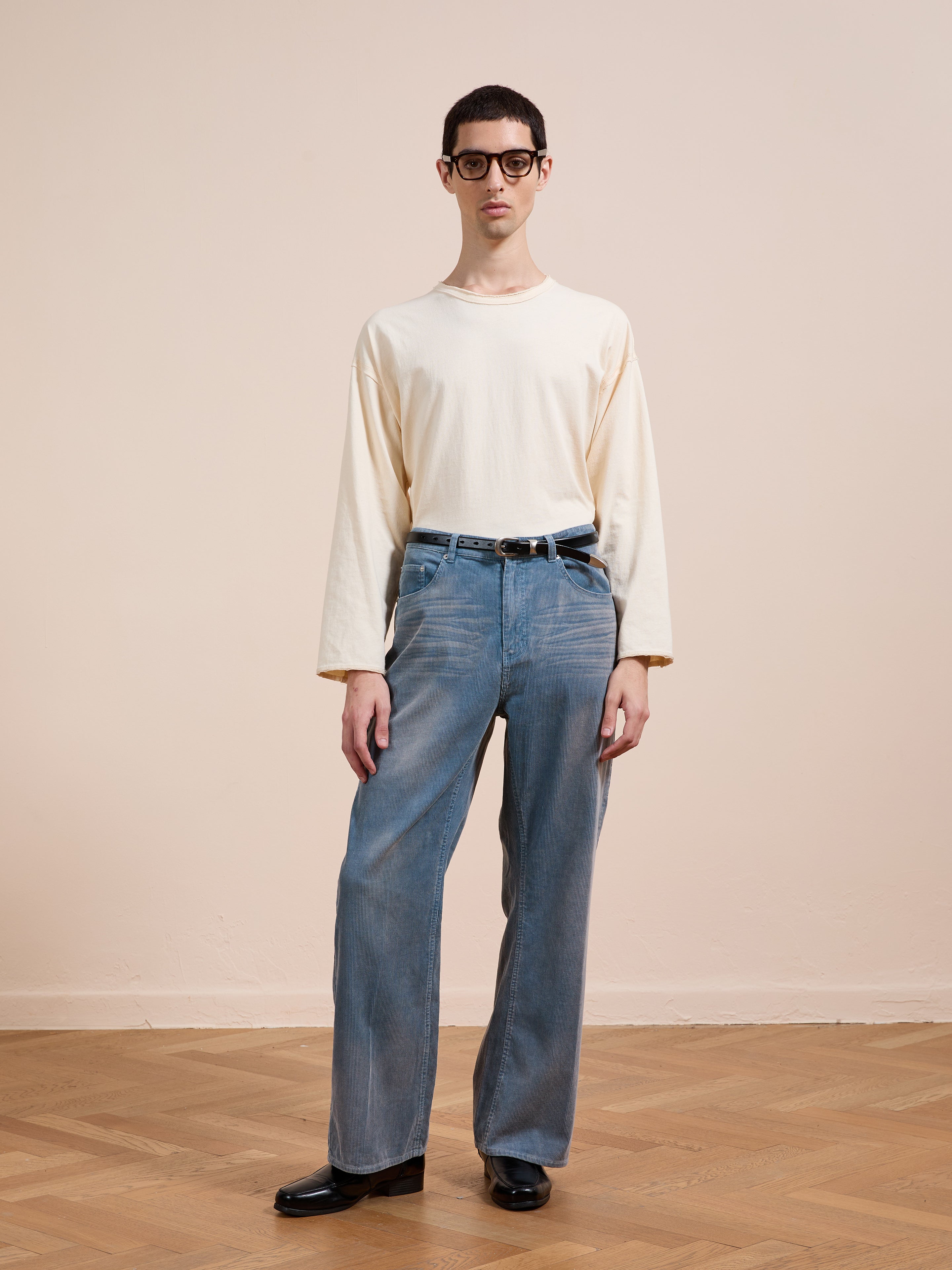 Corduroy Flare Work Pants
