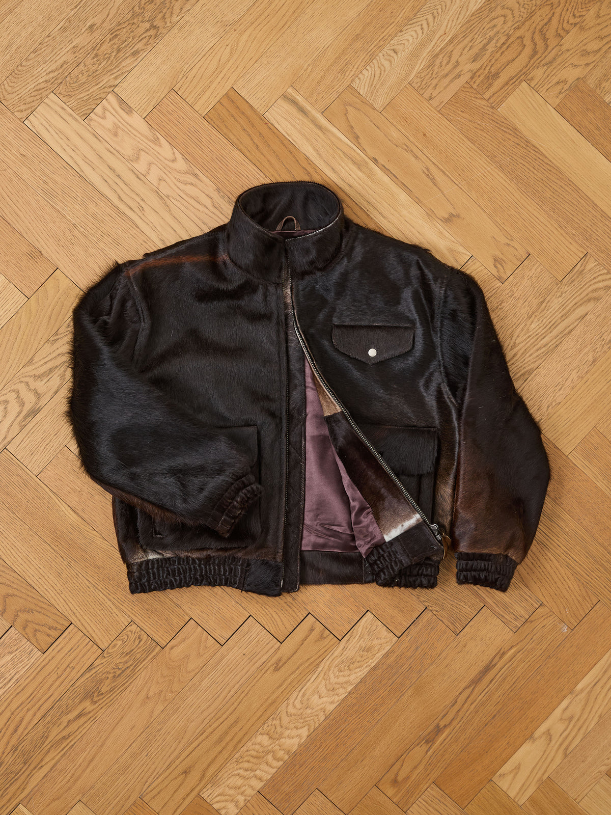Cowhide Bomber Jacket