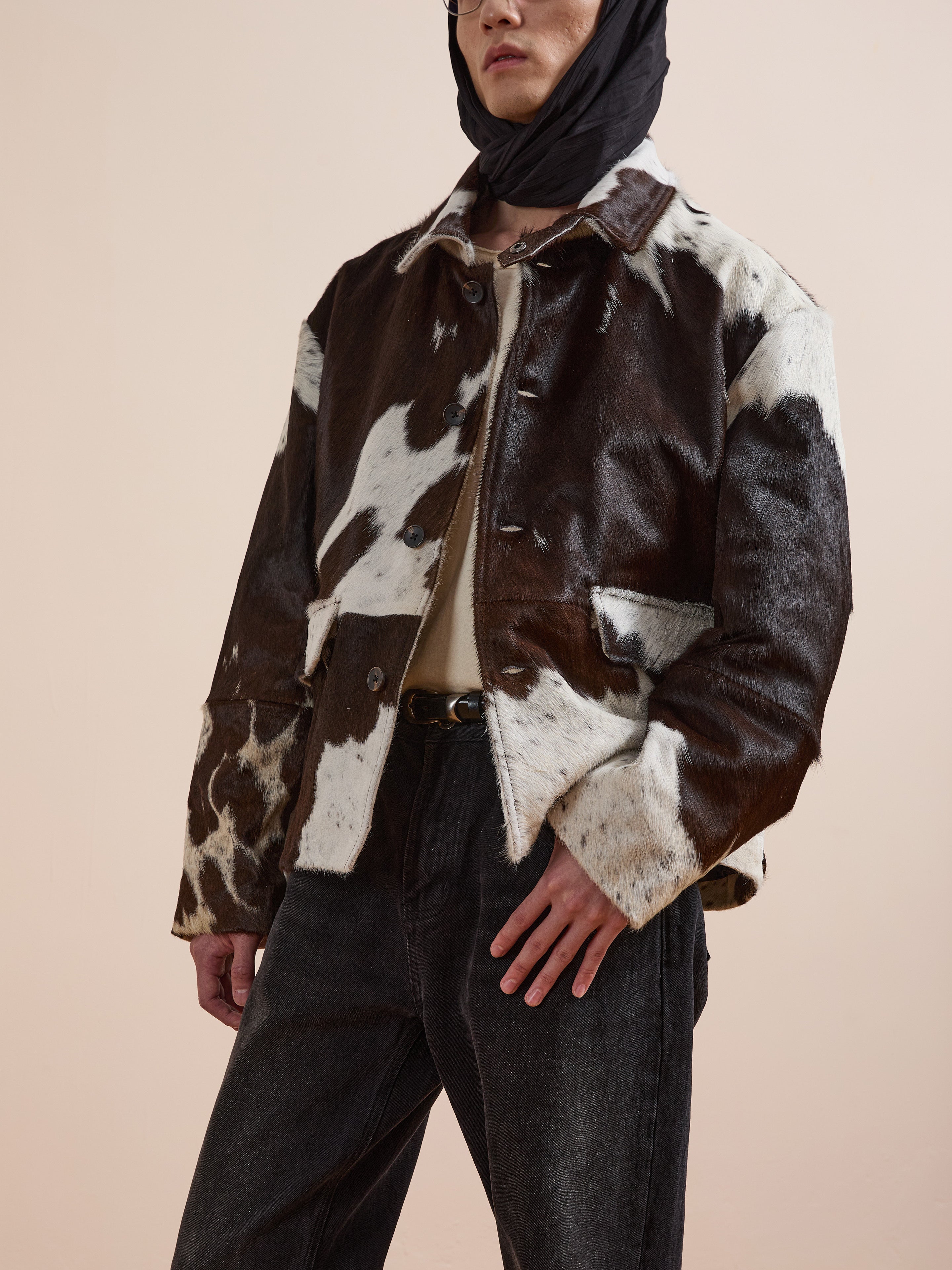 Cowhide Prairie Utility Jacket