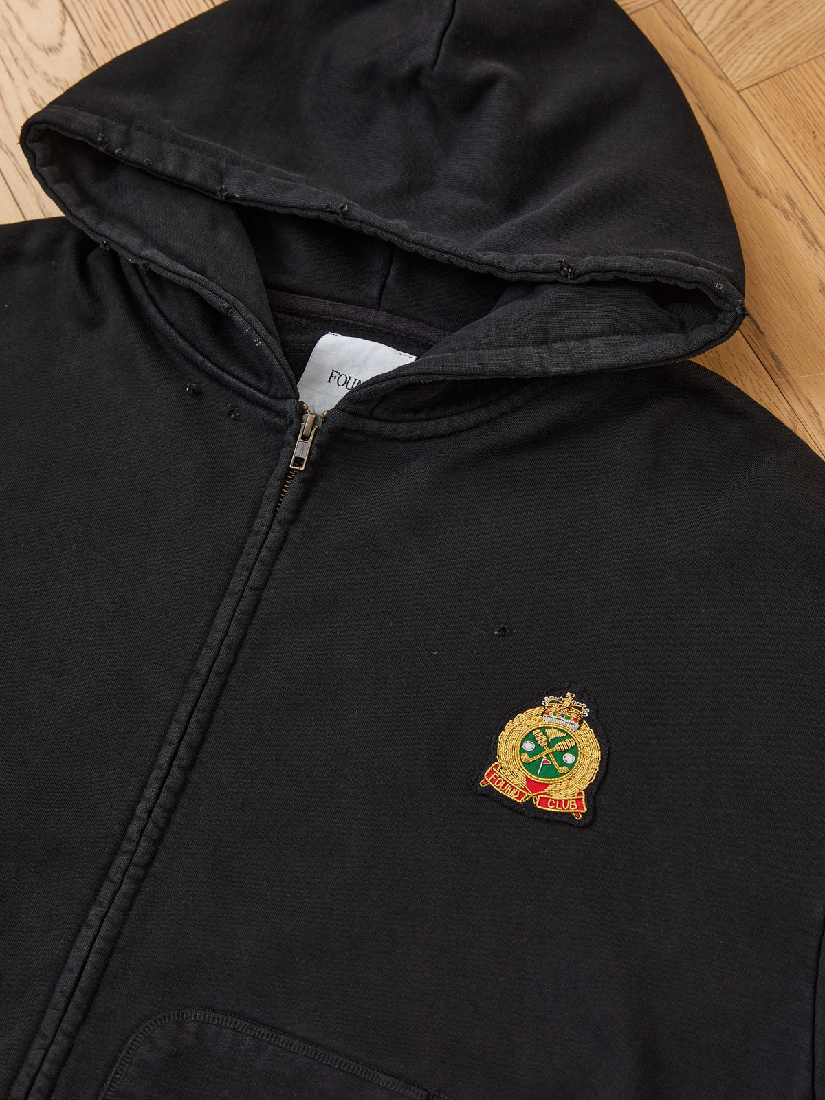 Crest Zip Up Hoodie