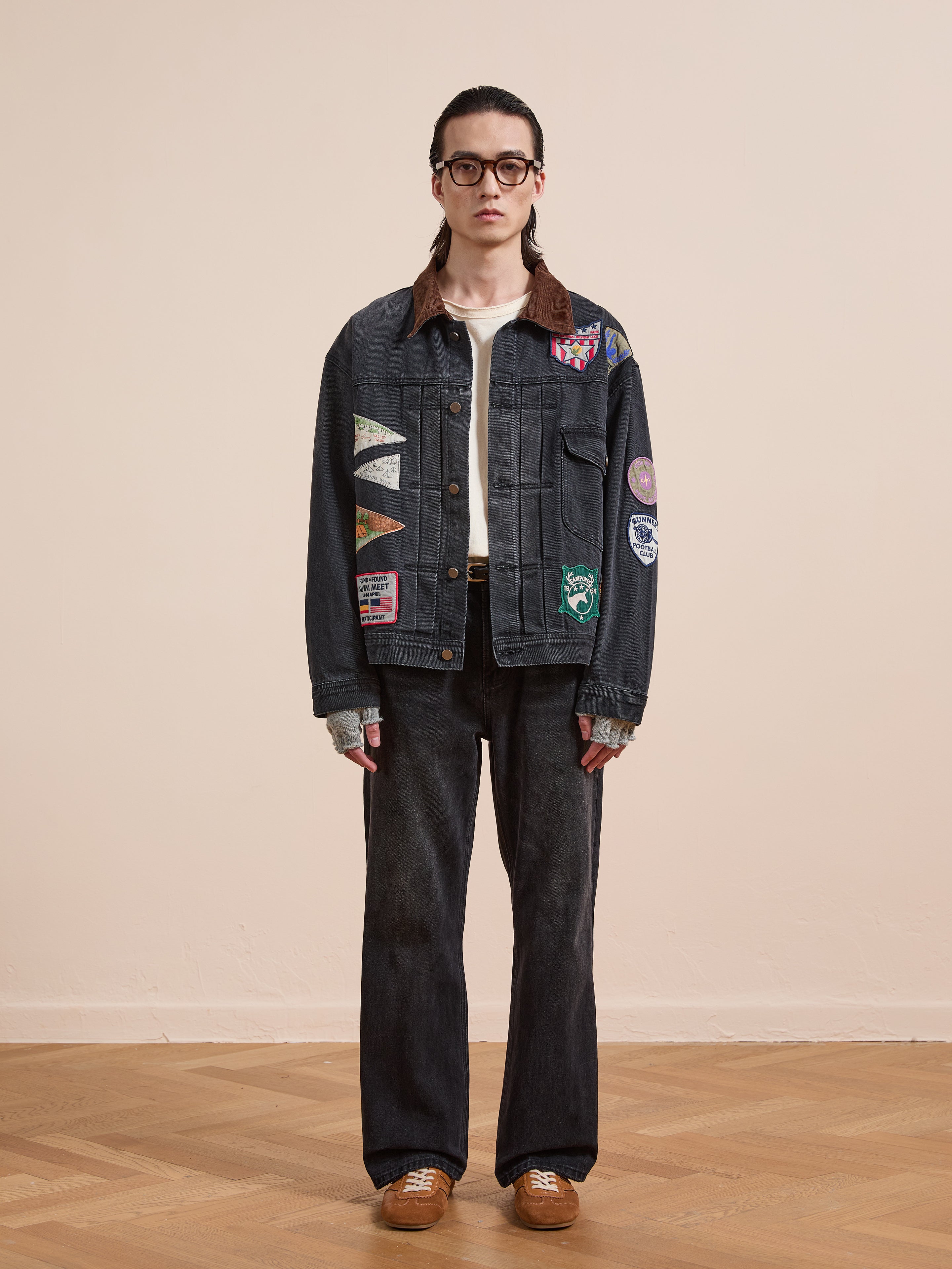 Denim Patchwork Jacket