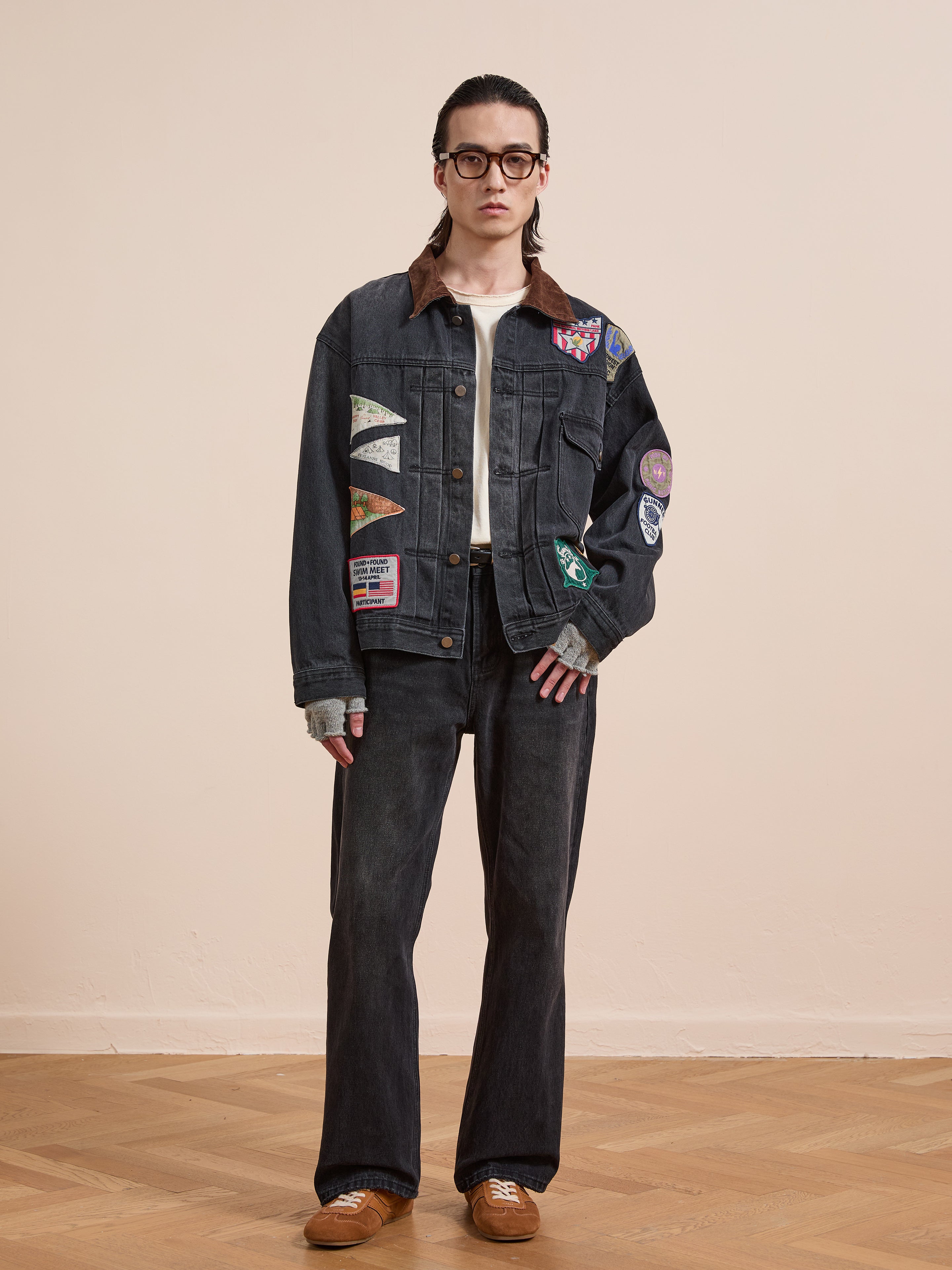 Denim Patchwork Jacket