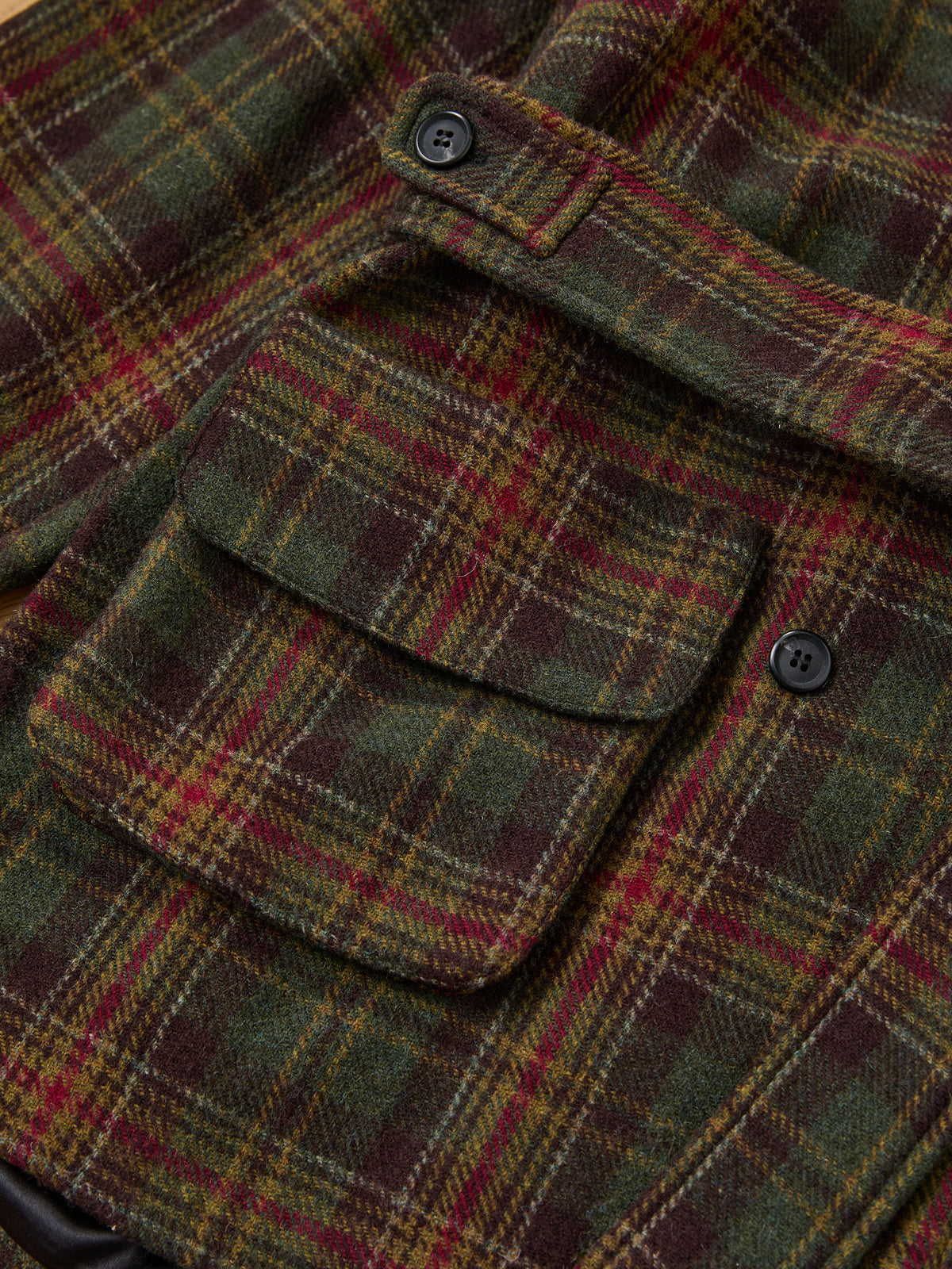 Double Breasted Short Overcoat