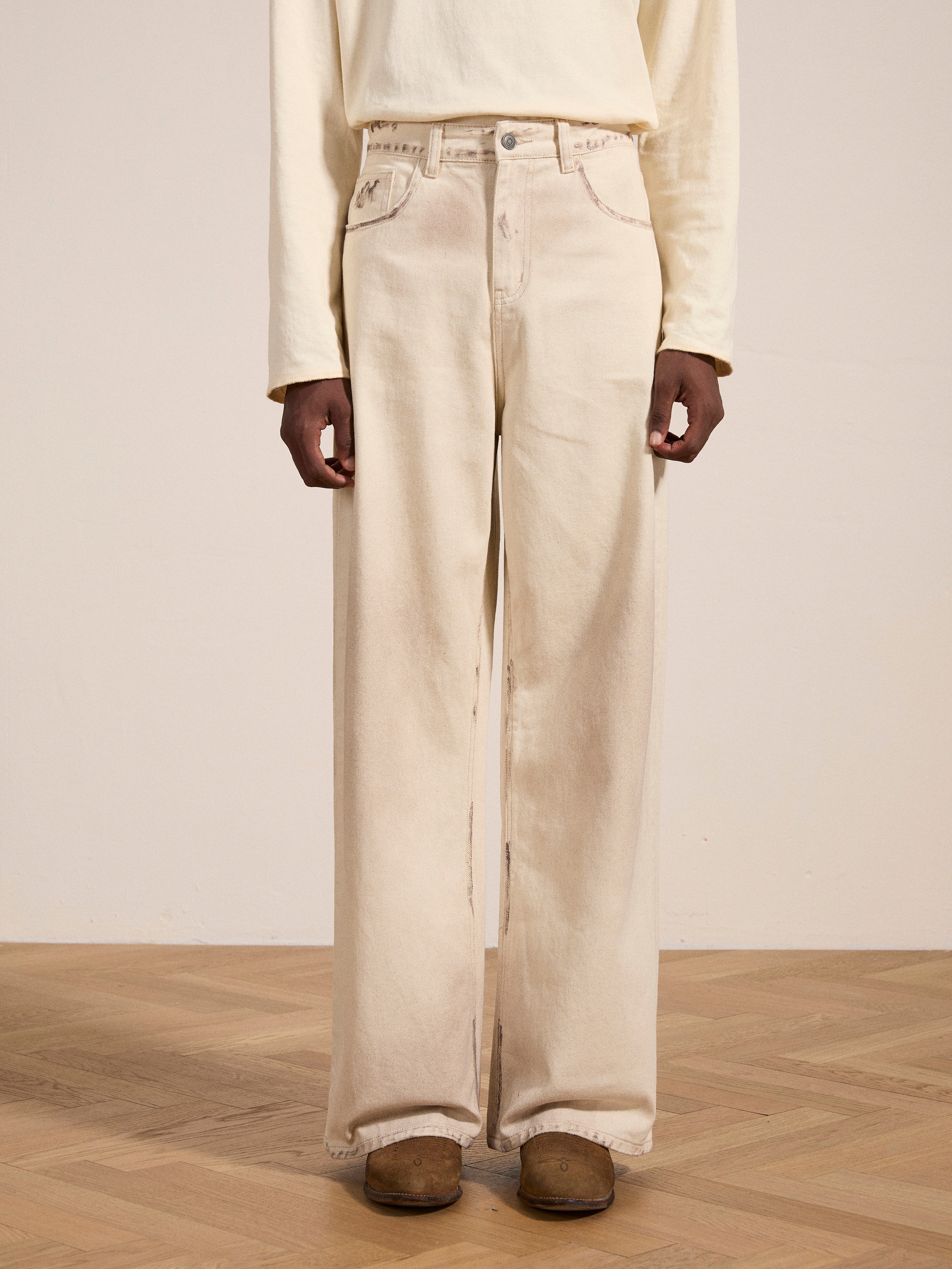 Lacy Baggy Jeans