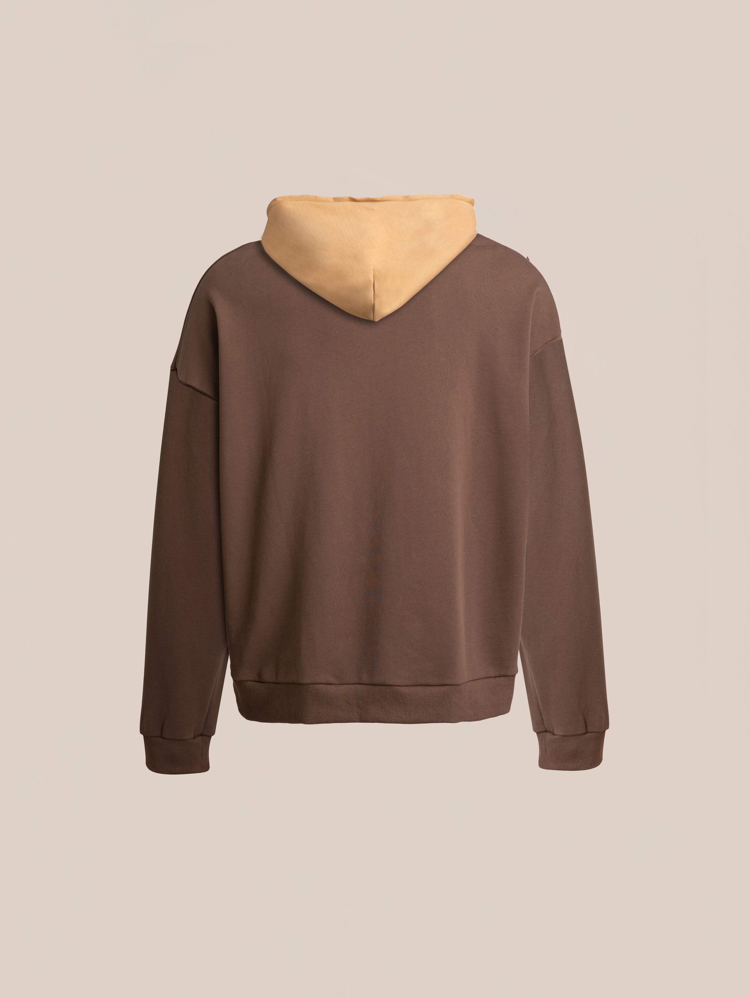 Quarter Zip Two Tone Hoodie
