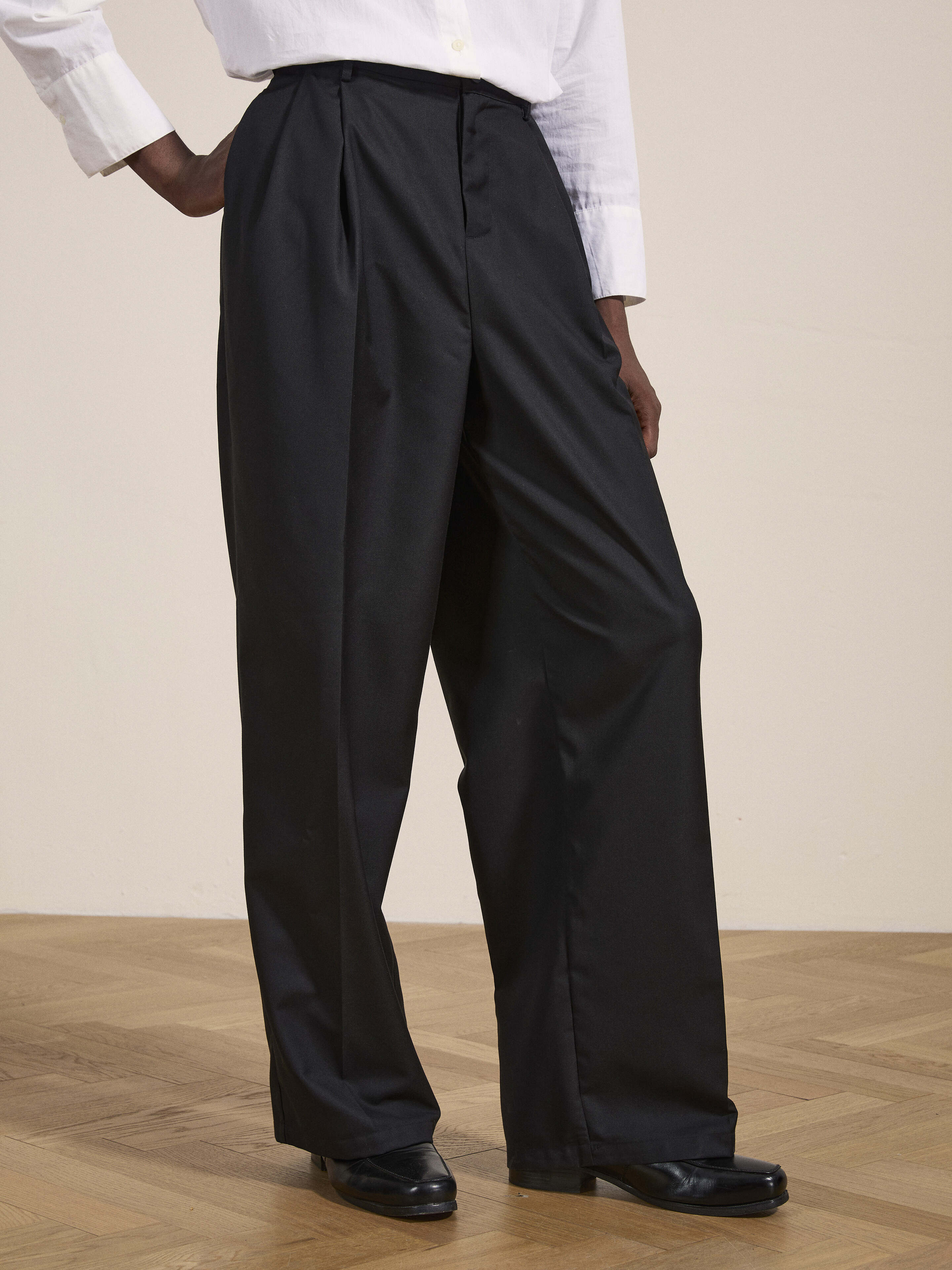 Pleated Trouser Pants