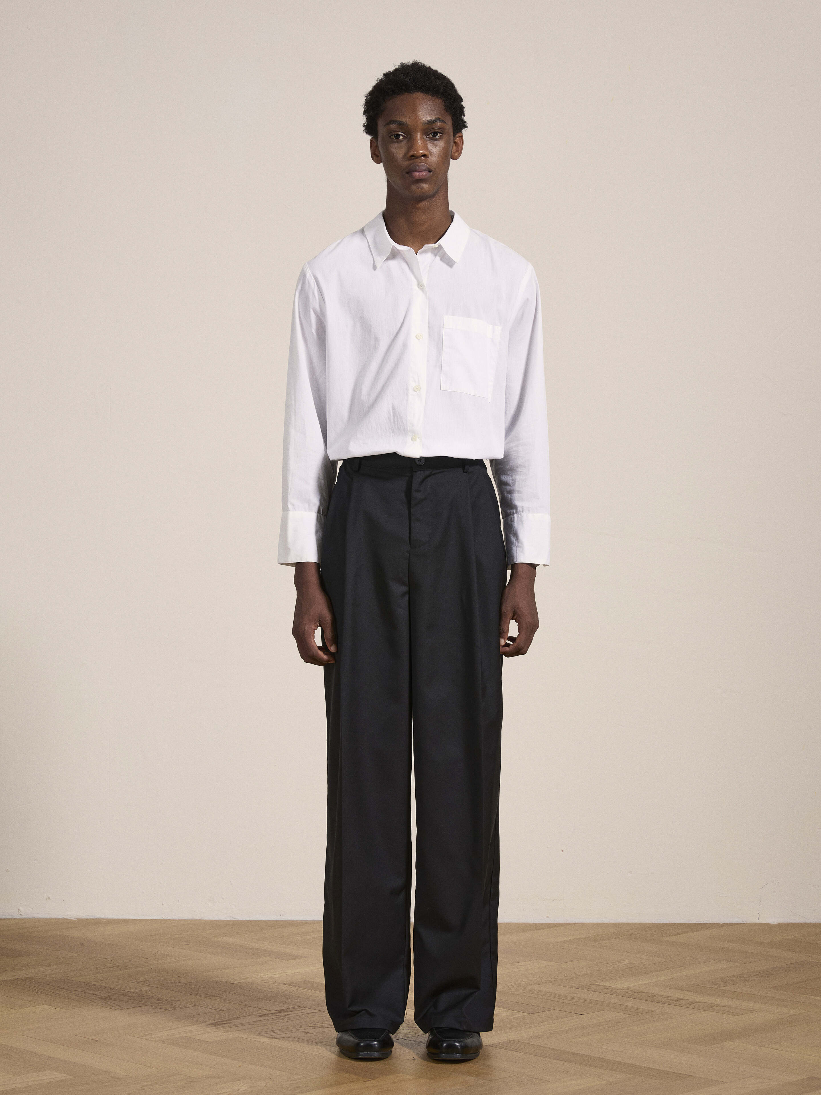 Pleated Trouser Pants
