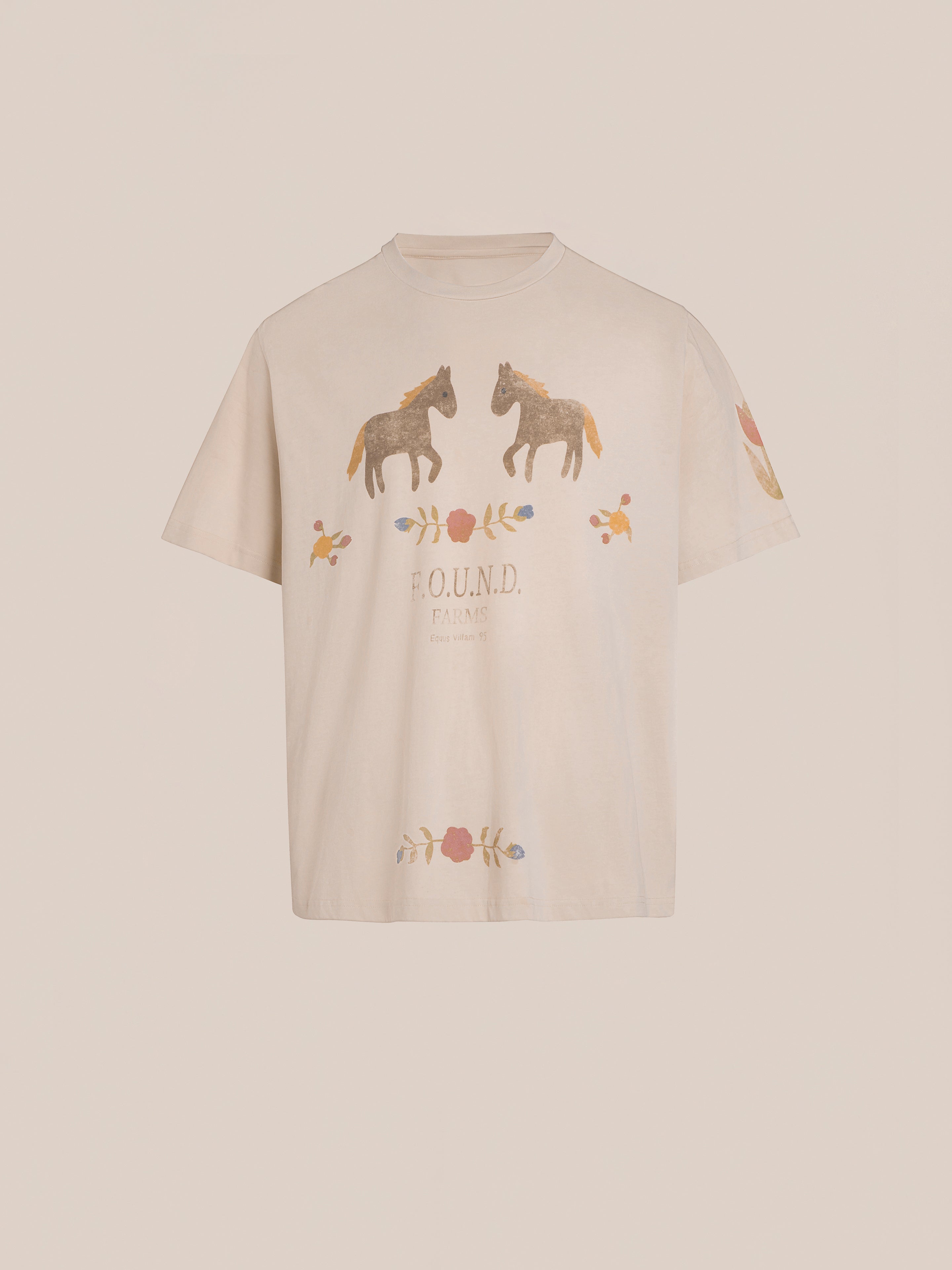 Floral Horse Farm Tee