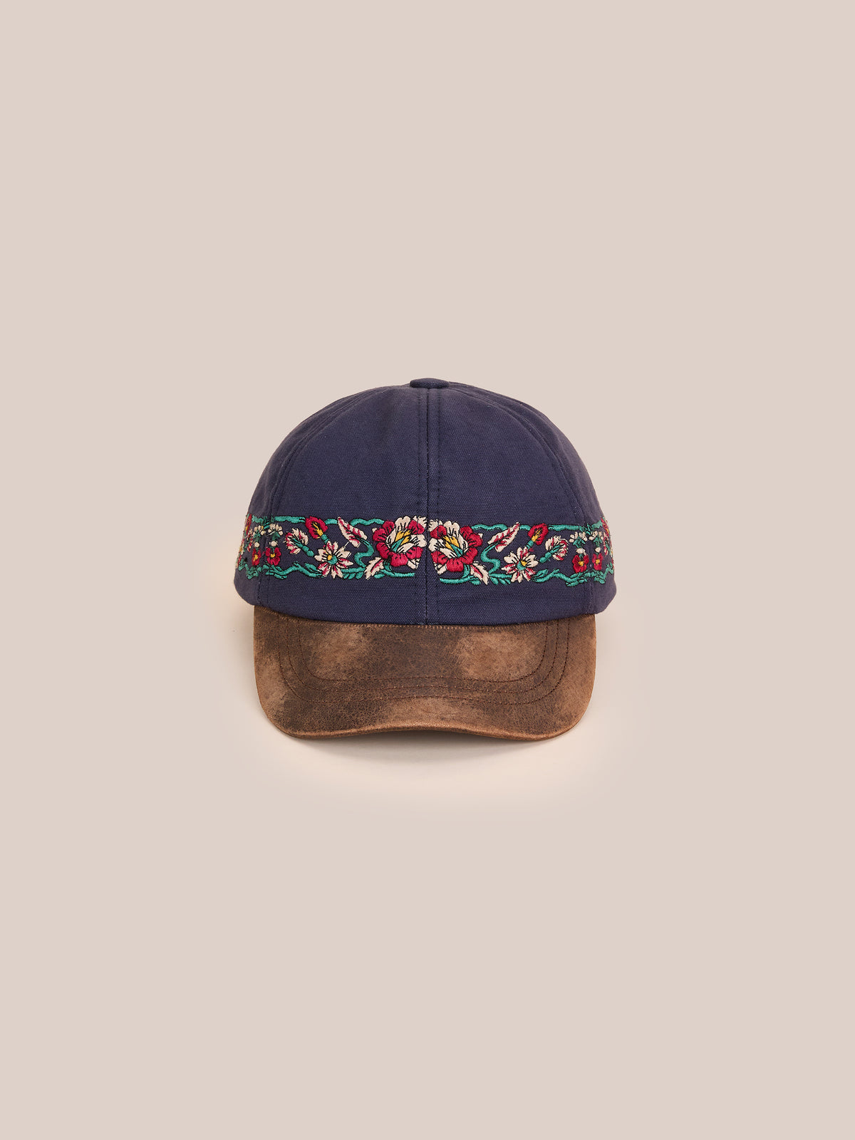 Floral Tapestry Canvas Cap