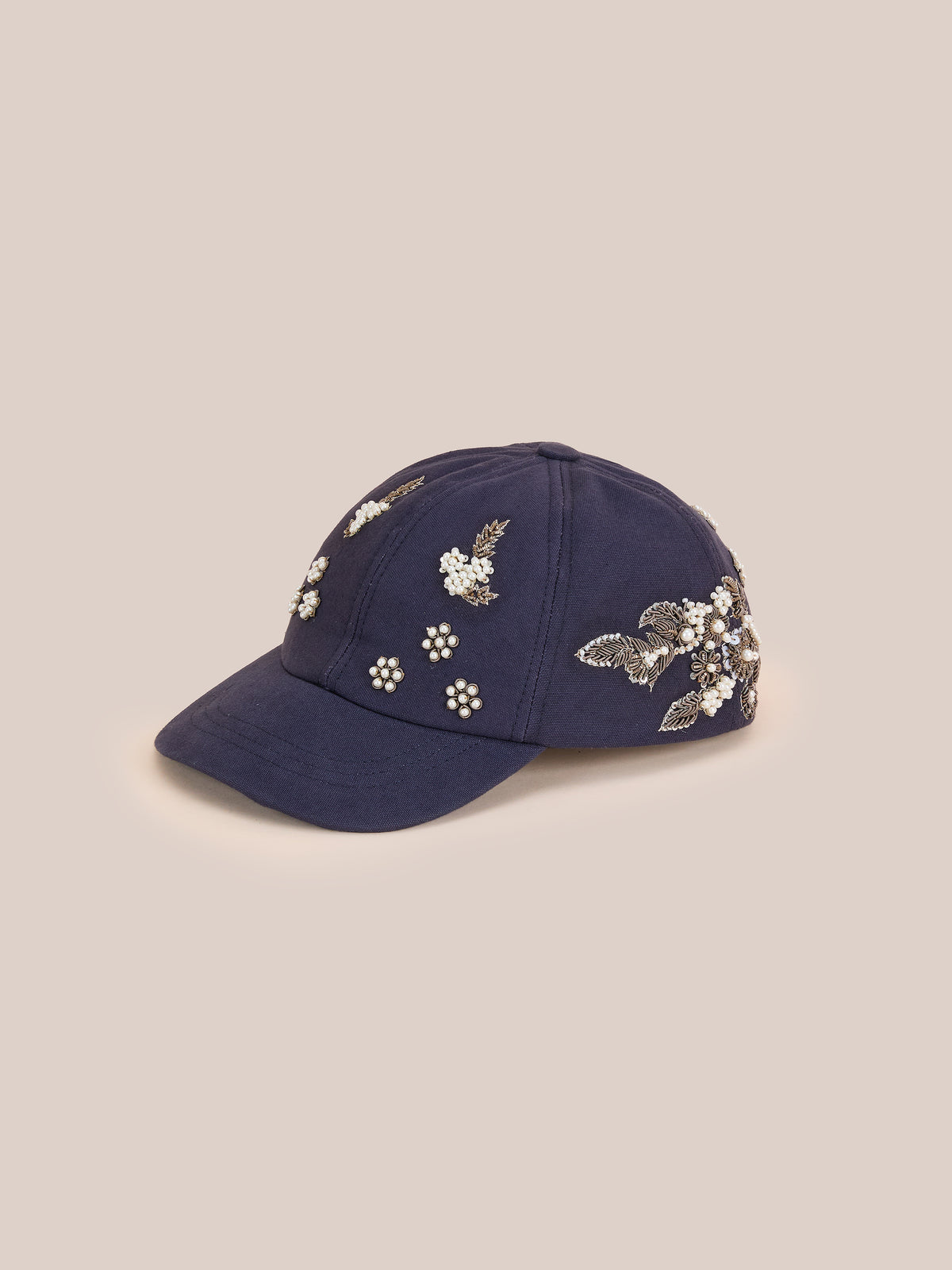 Gilded Hand Embroidered Cap