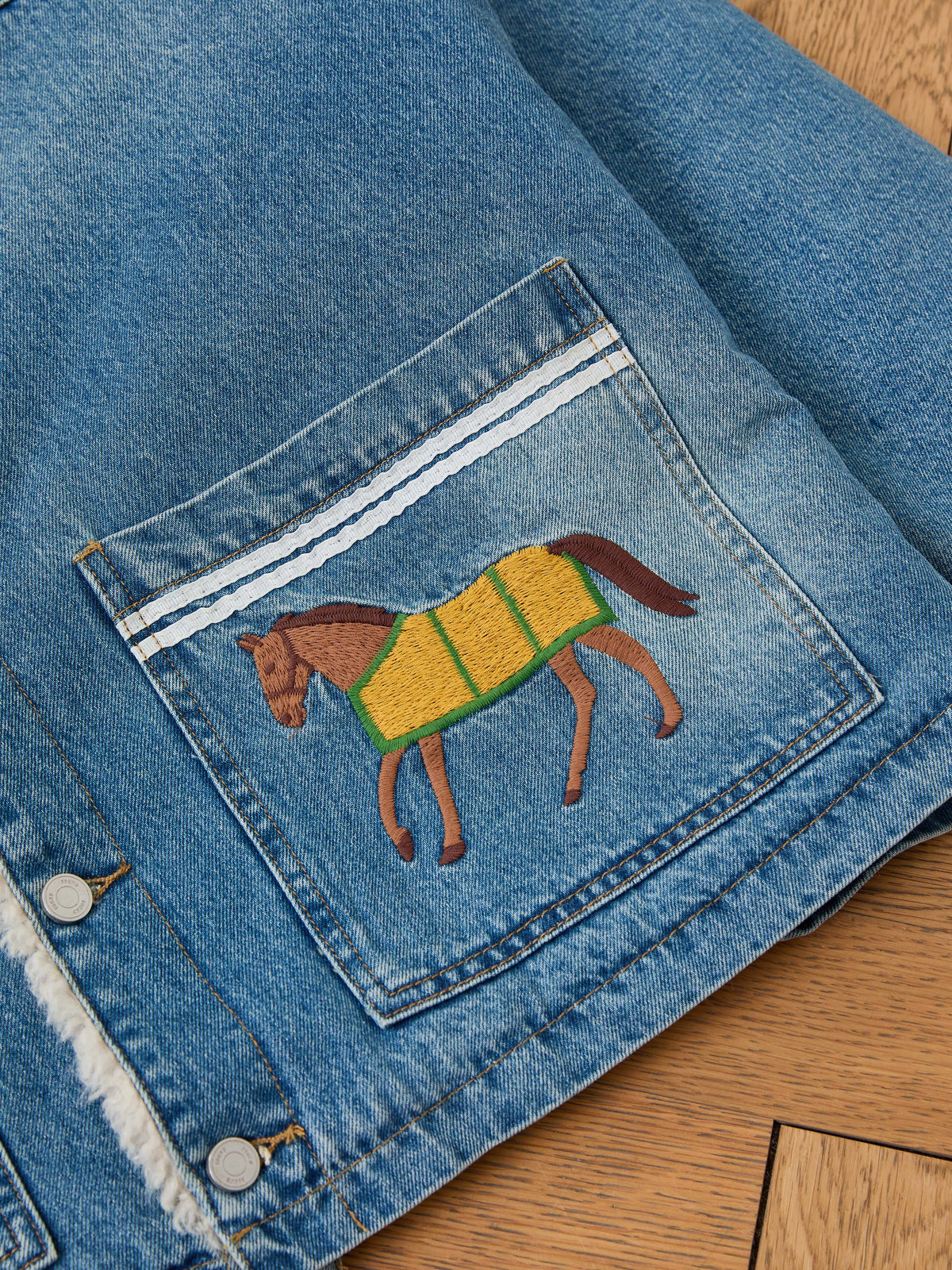Horse Equine Denim Work Jacket