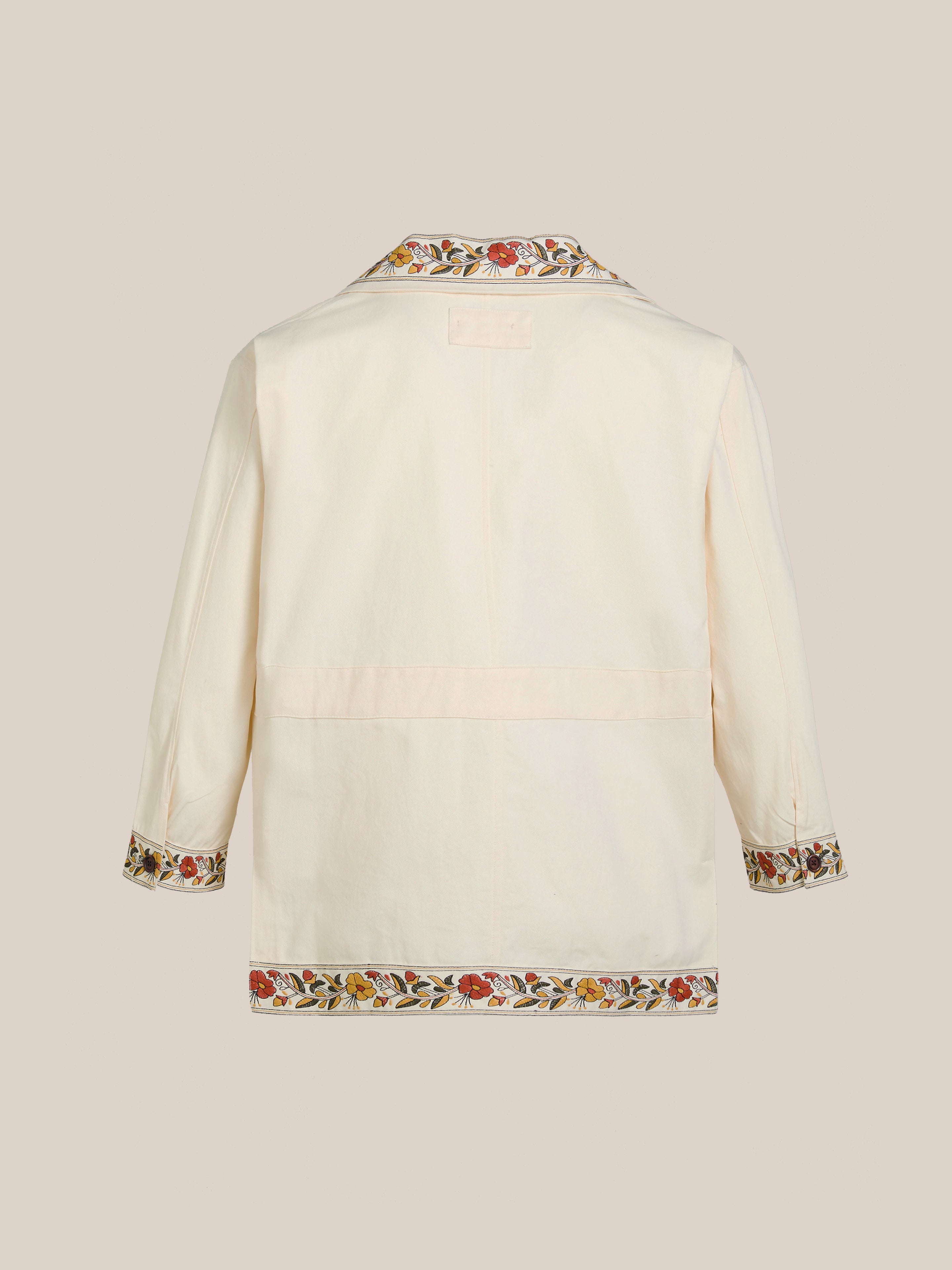 Kantha Floral Work Jacket