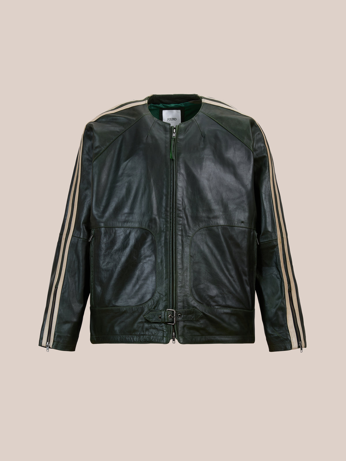 Leather Track Jacket