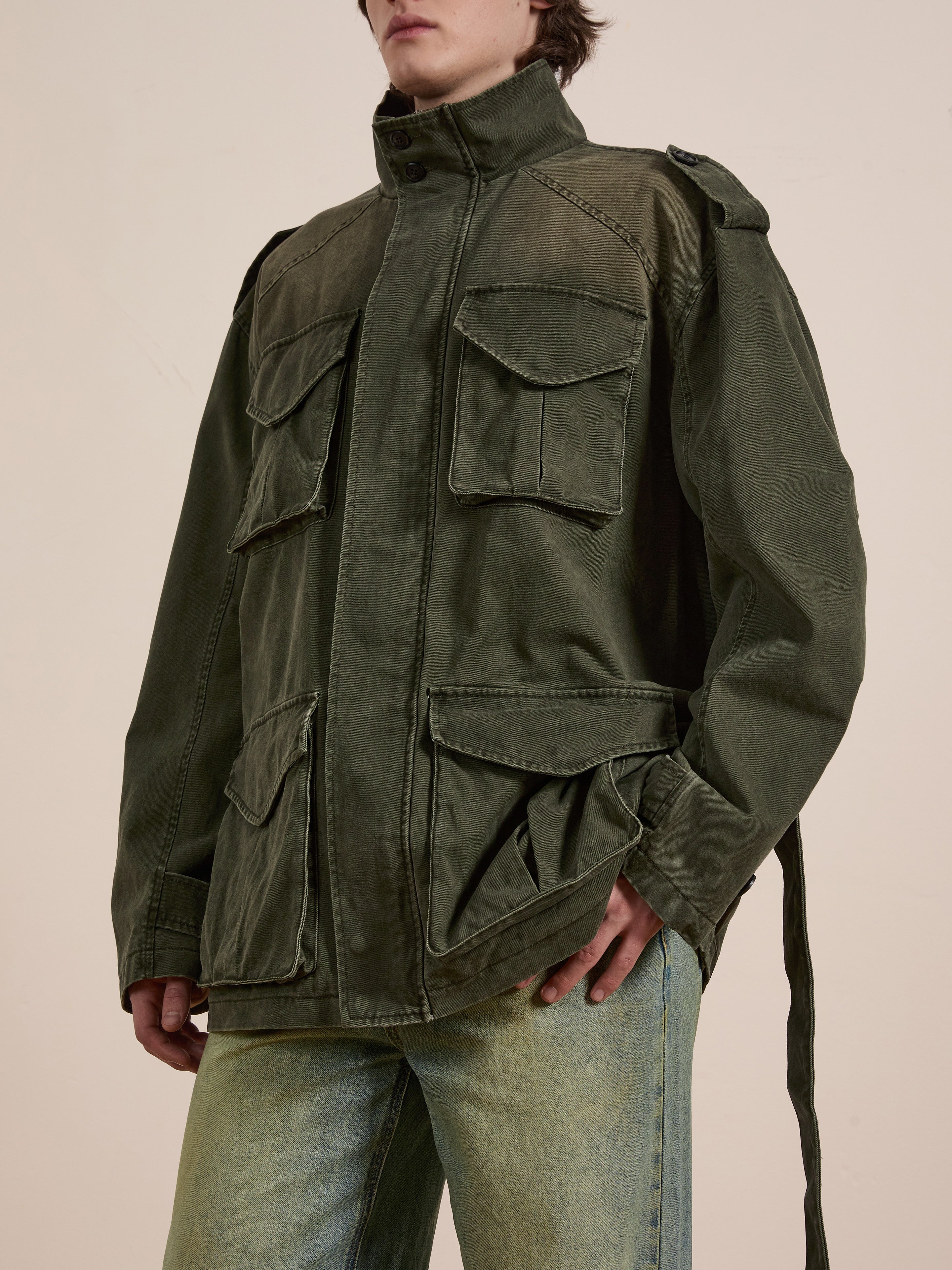 M65ジャケット　2着　手袋付 M65 Leather Field Jacket - Brown | Proudly Made in USA