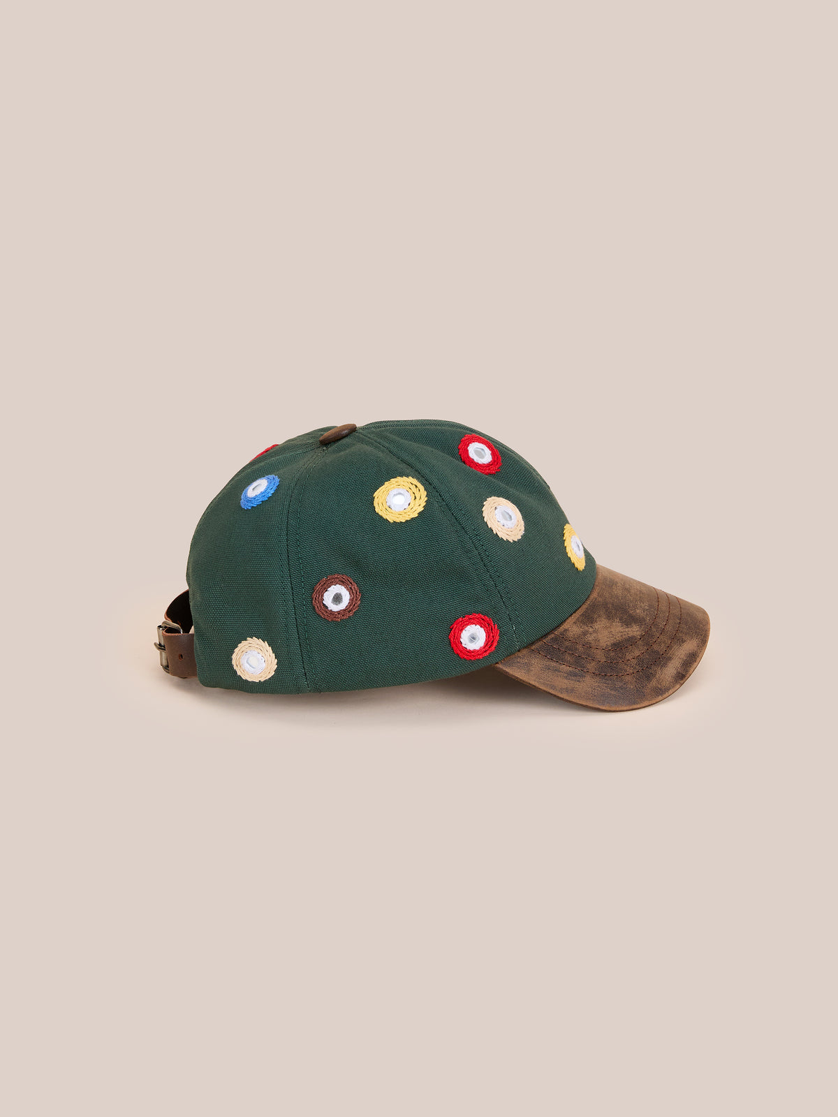 Mirror Hand Embroidered Cap