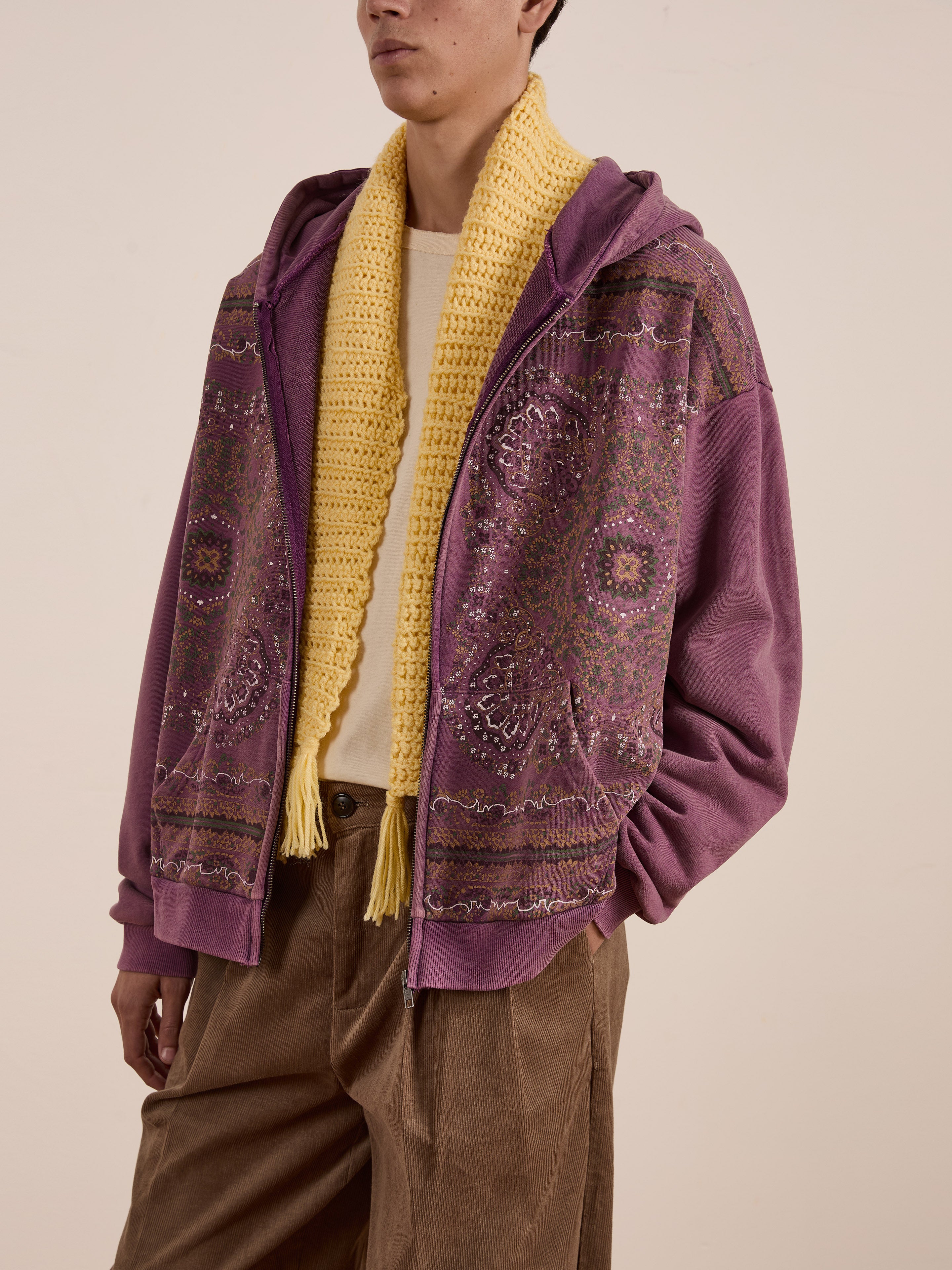Motif Zip-Up Hoodie Motif Zip-Up Hoodie