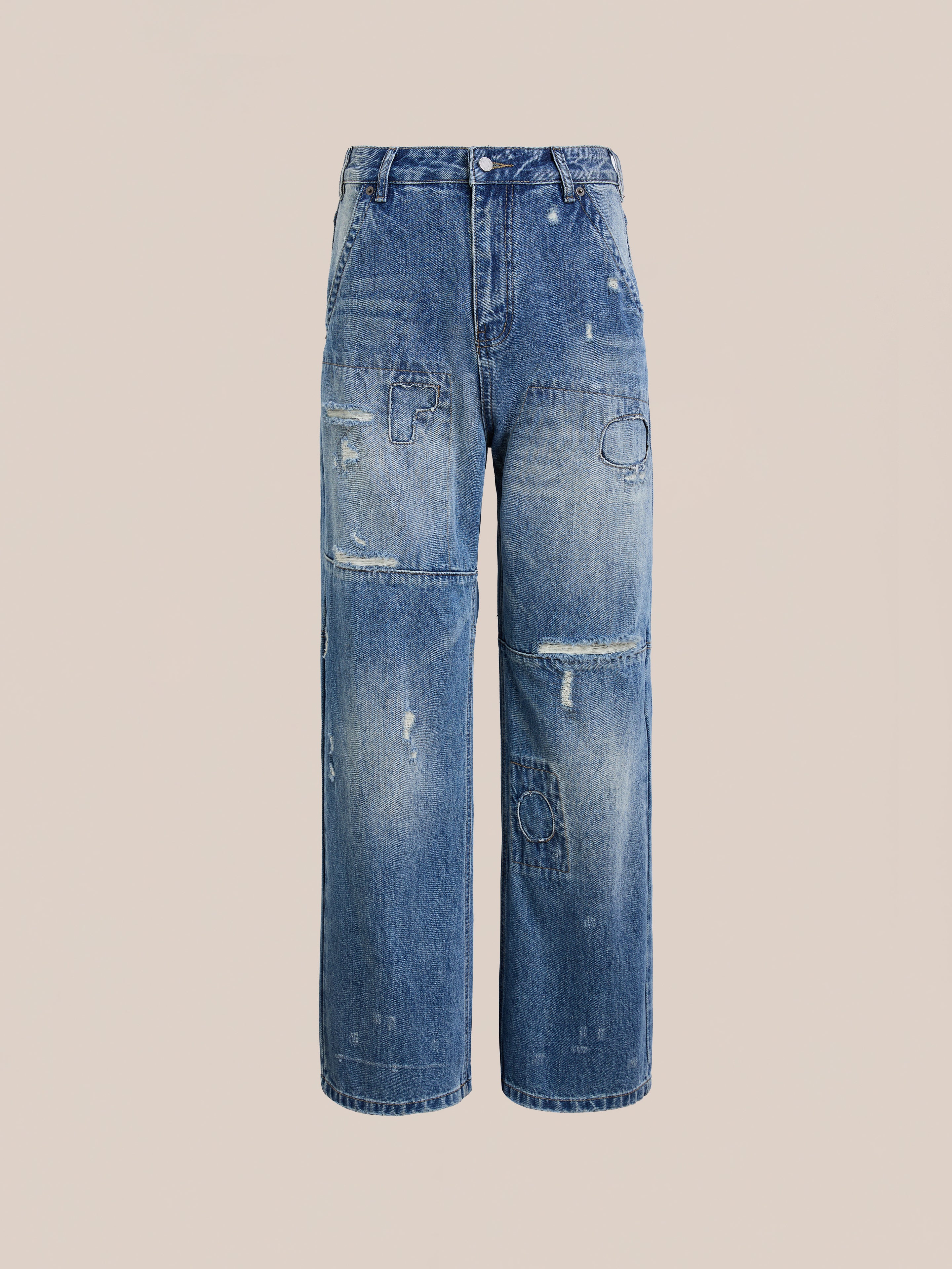 Painter Repaired Jeans
