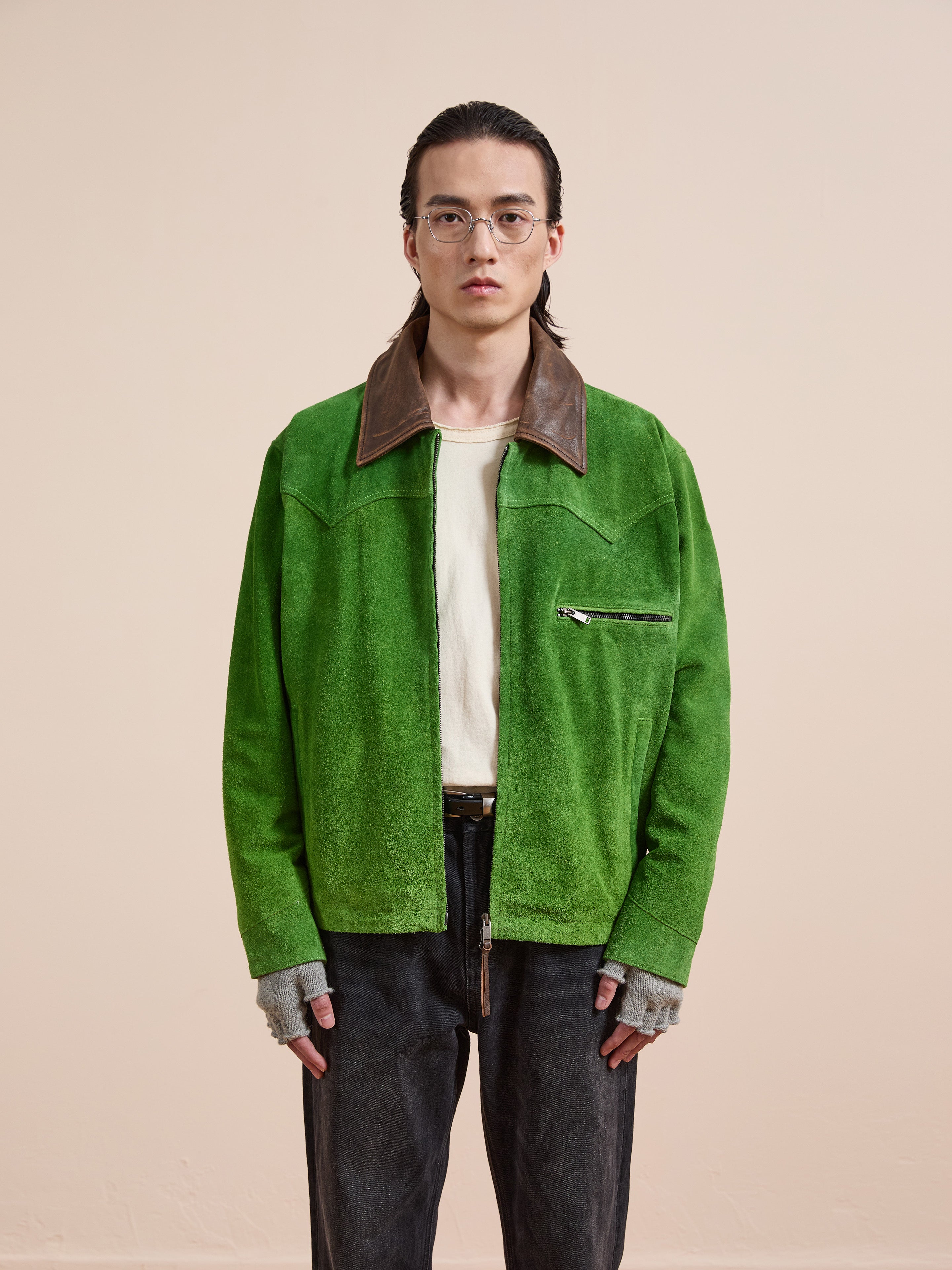 Suede Western Work Jacket