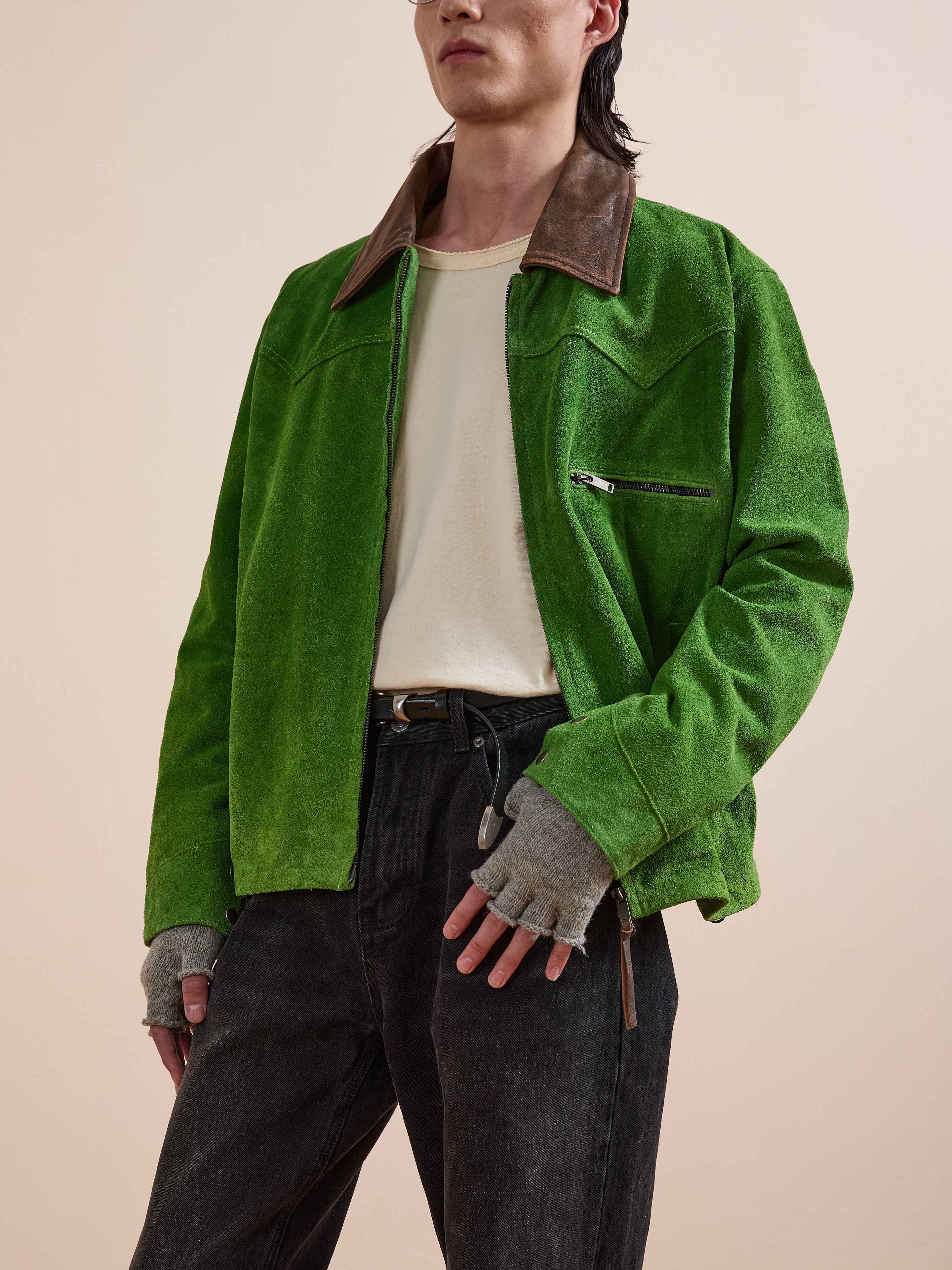 Suede Western Work Jacket