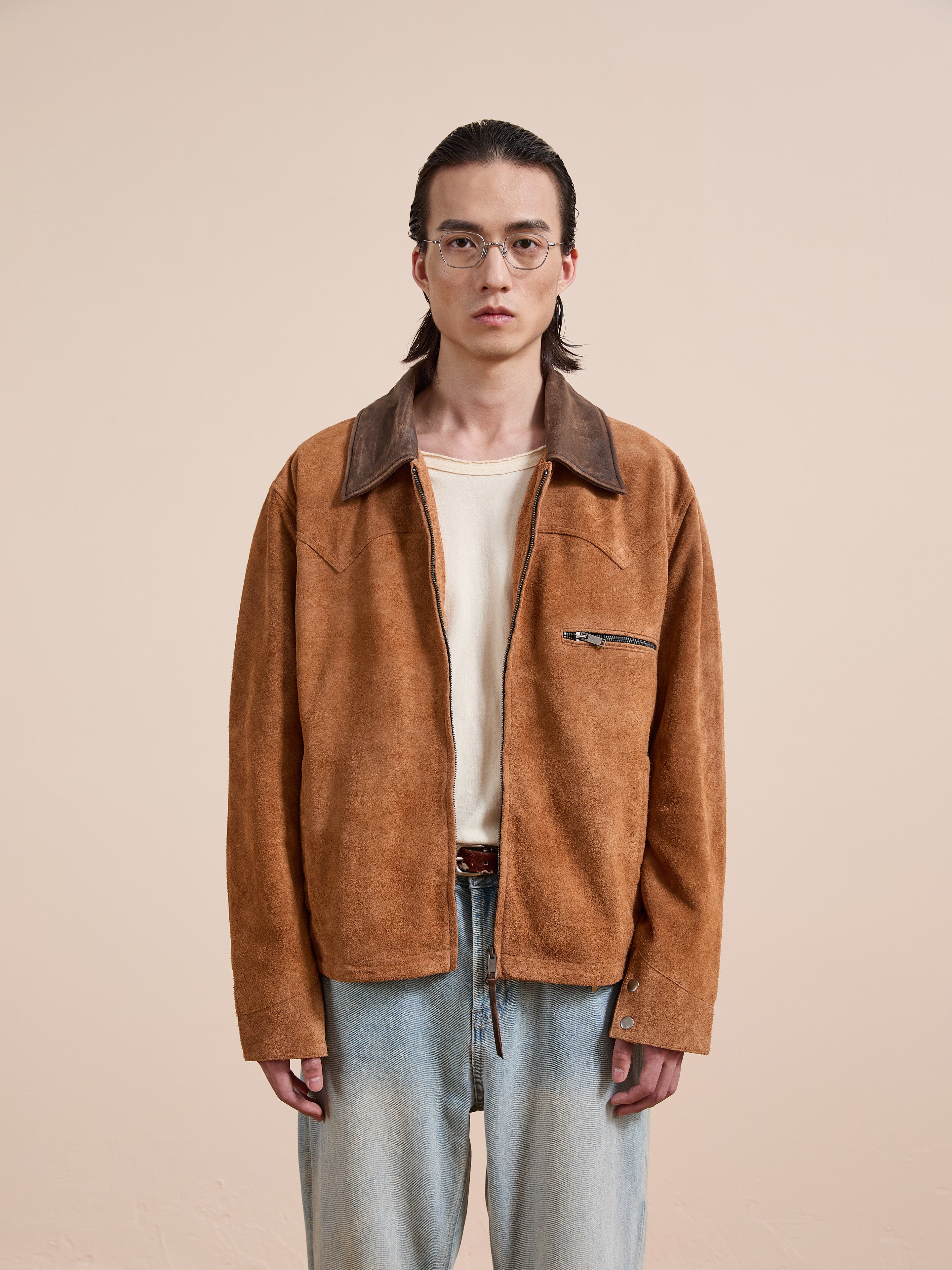 Suede Western Work Jacket
